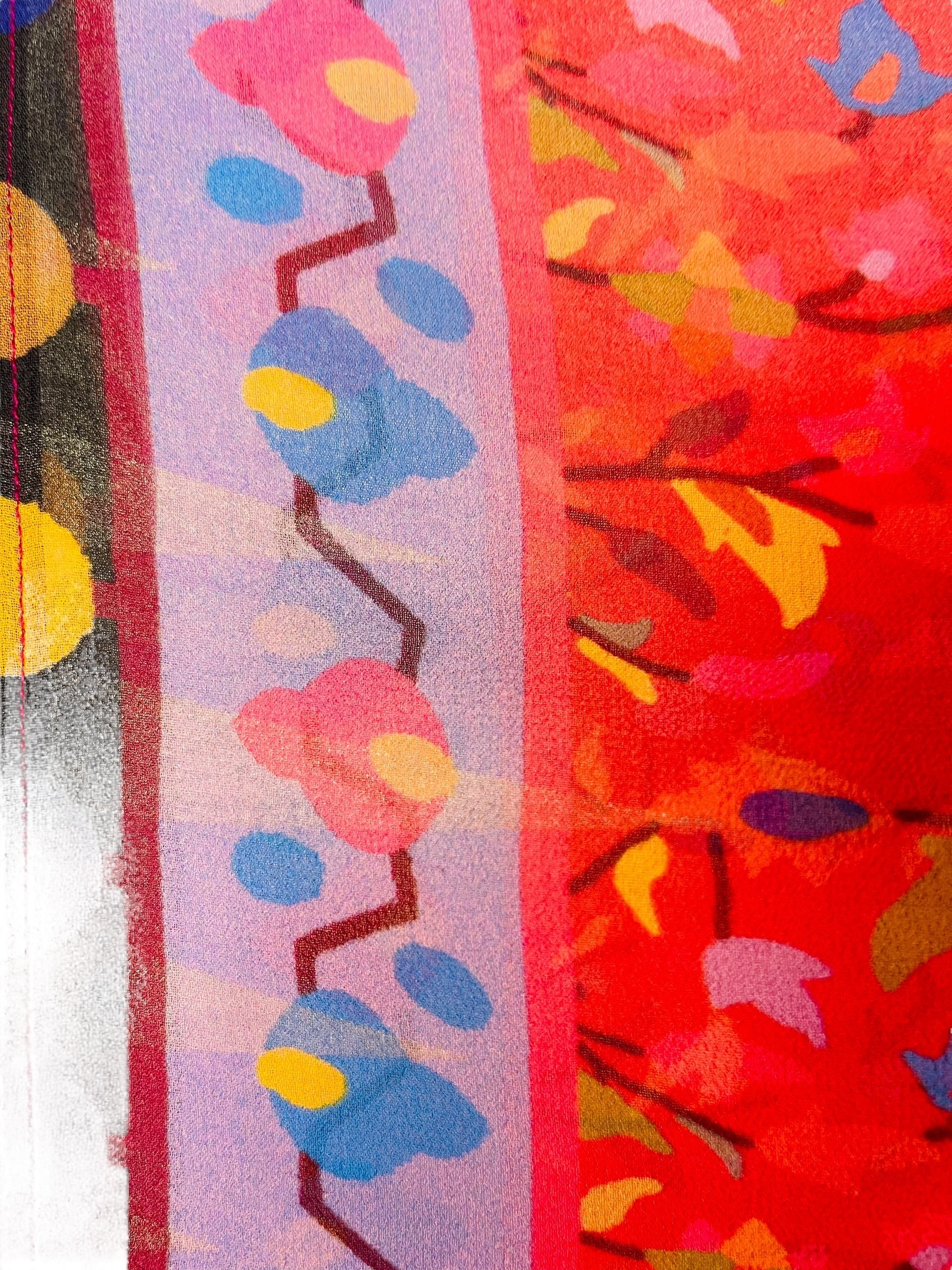 PRG6811 Sheer Avatar Pure Silk Self Pocket Tunic Dress