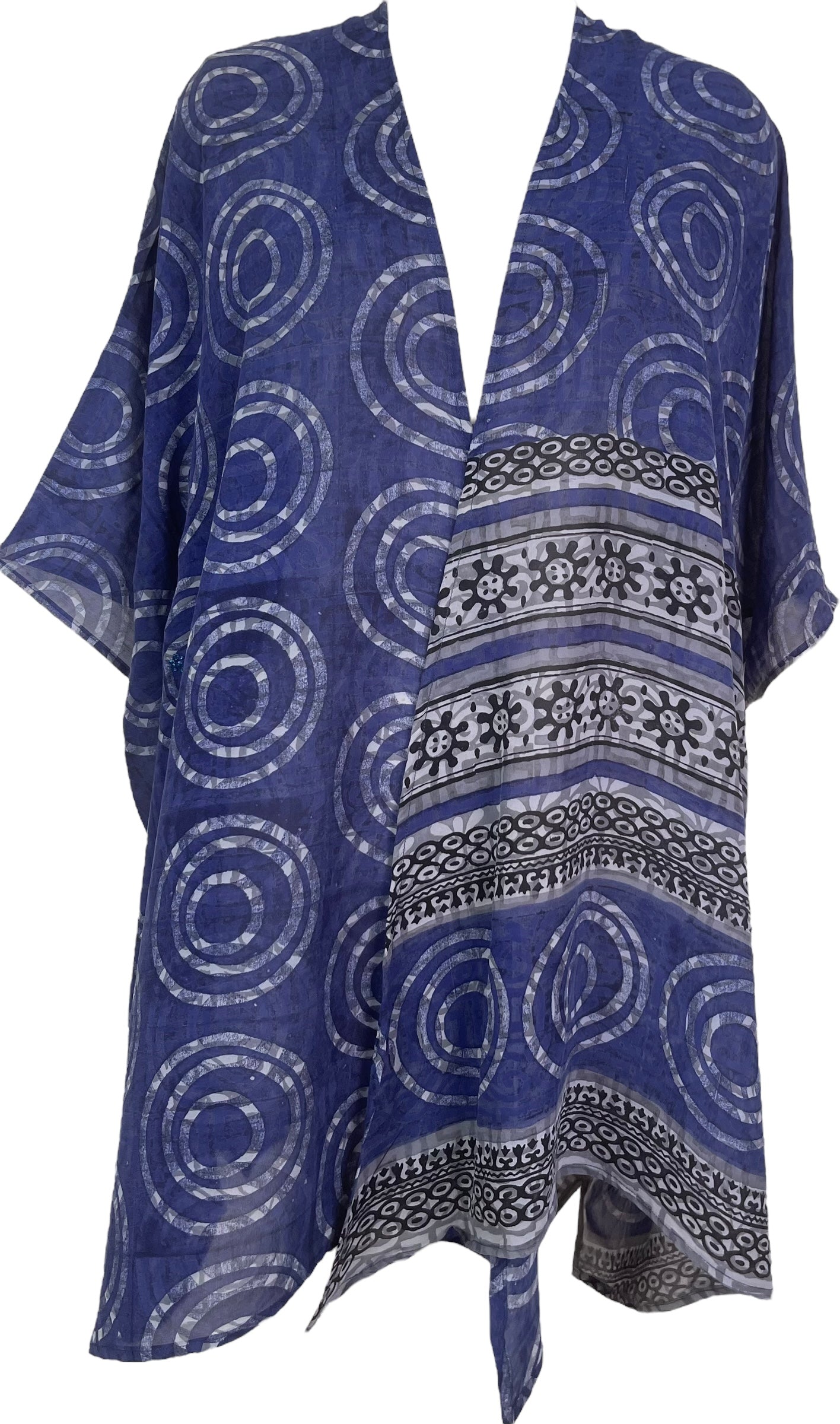 PRG7077 Sheer Avatar Pure Silk Cardigan