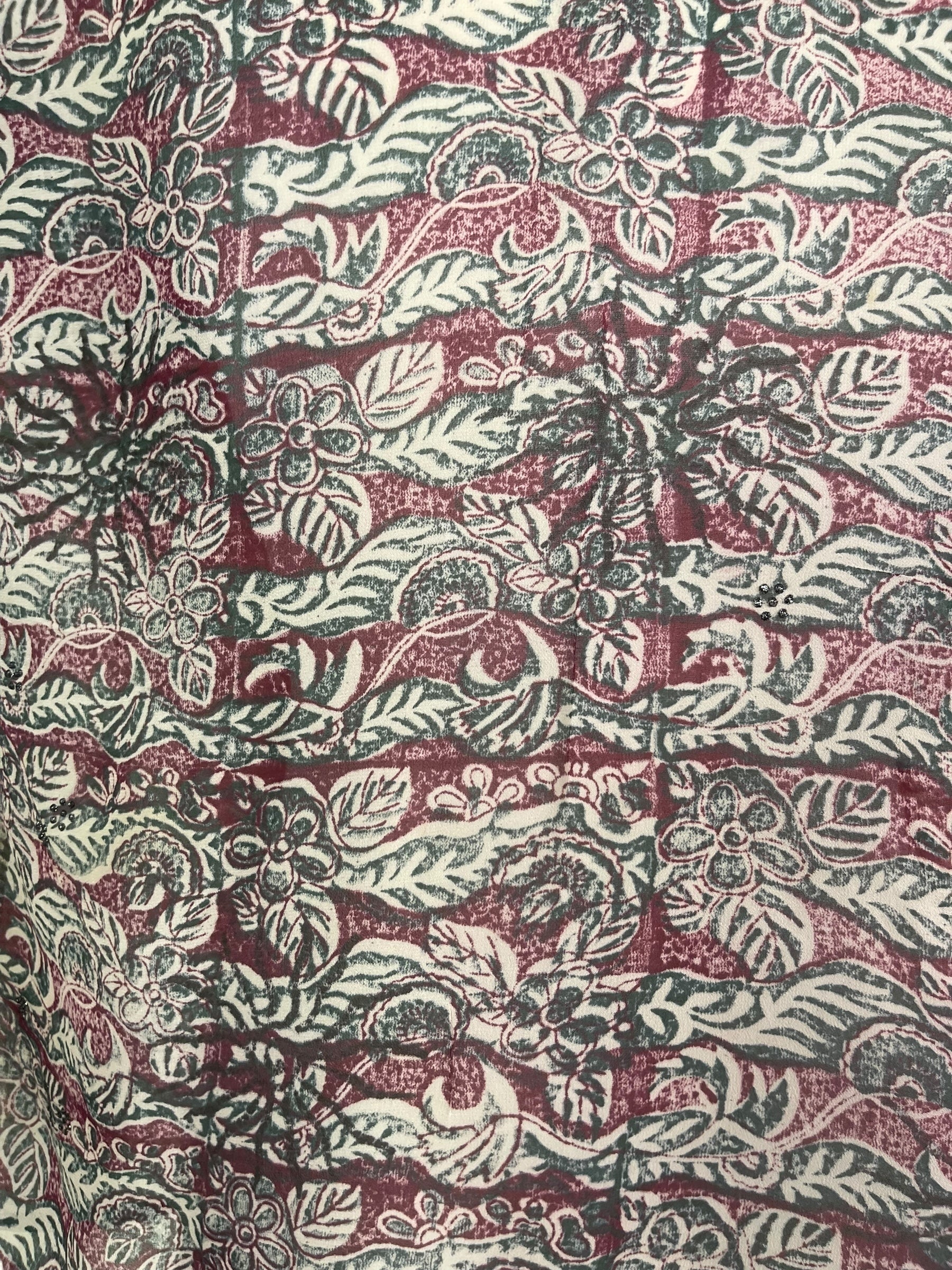 PRG8118 Sheer Avatar Pure Silk Side Slit Top