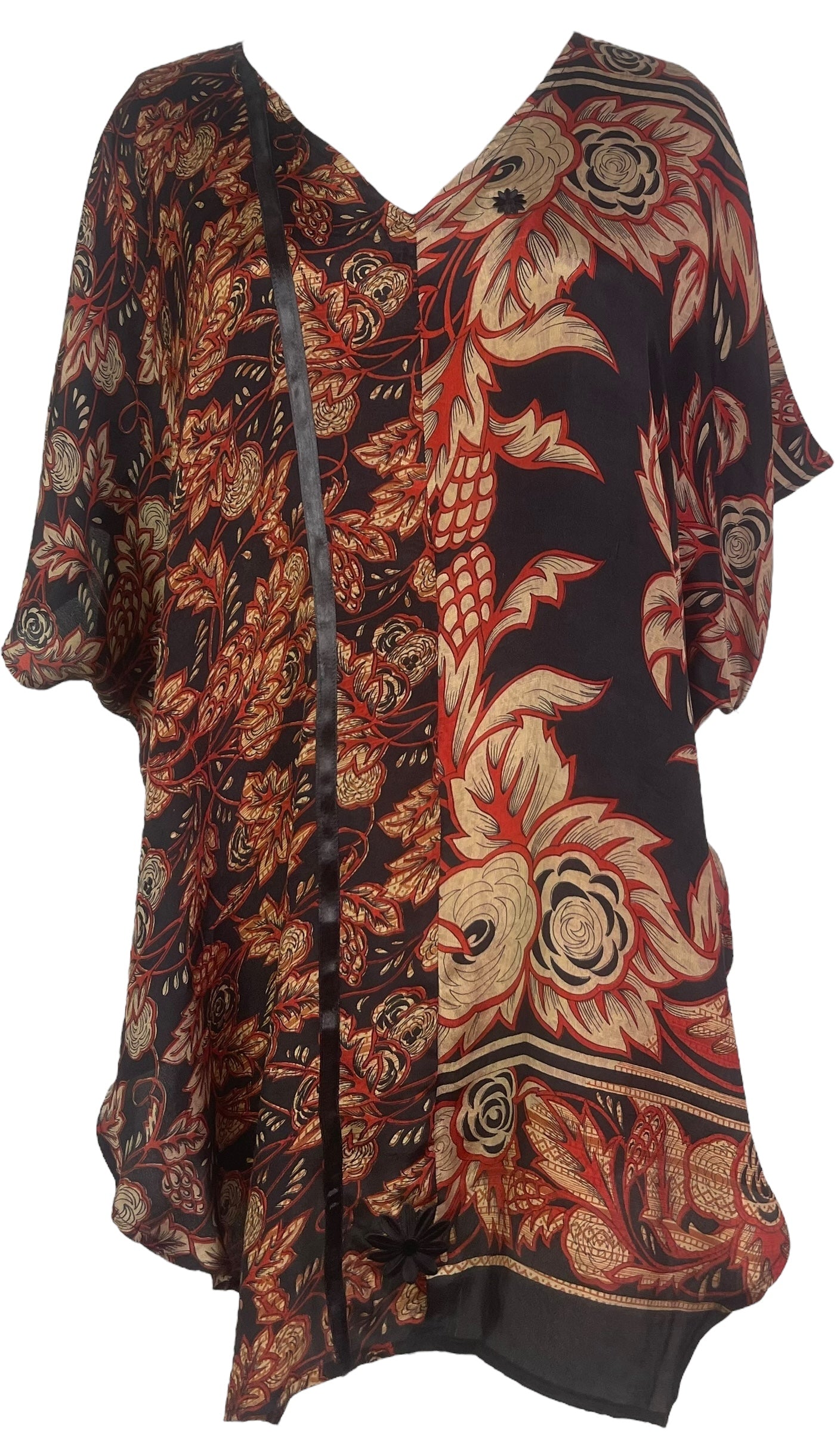 PRC8070 Wabi Sabi Pure Silk Waterfall Top