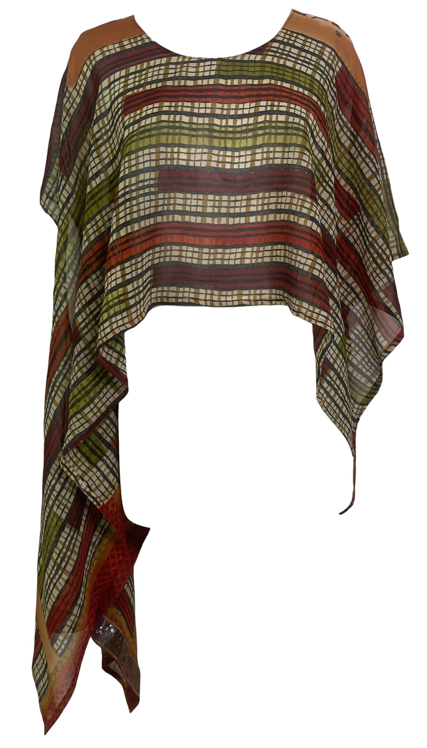 PRG8420 Sheer Wabi Sabi Pure Silk Versatile Vest