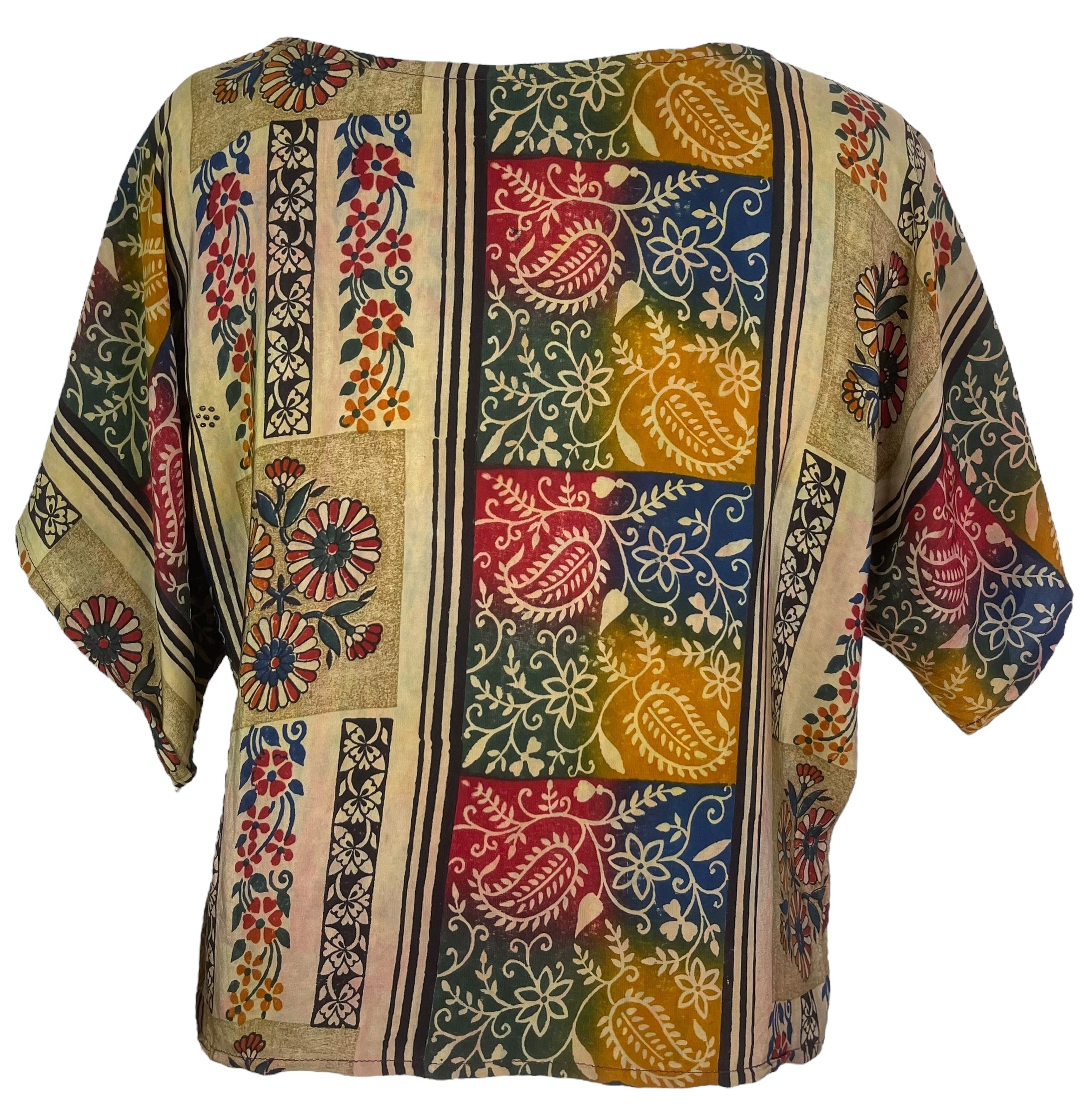 PREVIEW PRC7601 Wabi Sabi Pure Silk Boxy Top