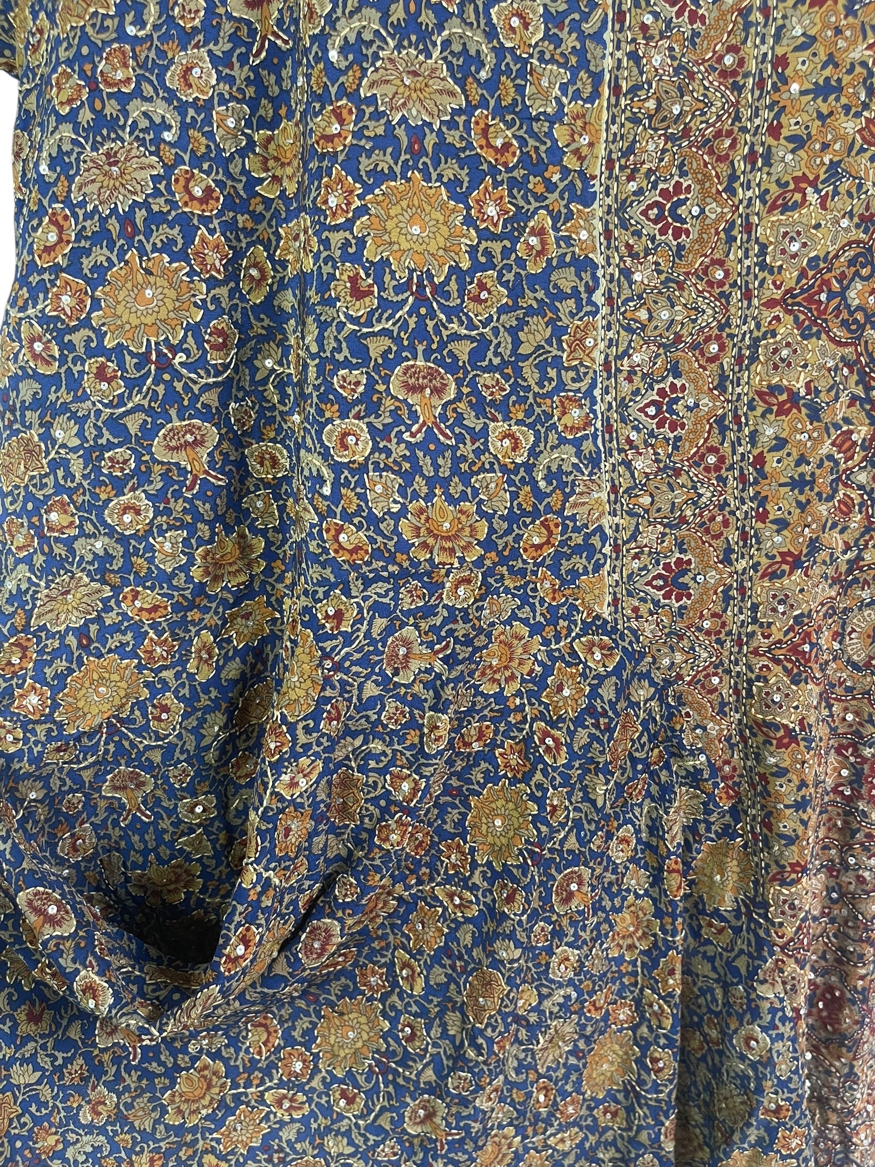 PRC7945 Avatar Pure Silk Self Pocket Tunic Dress