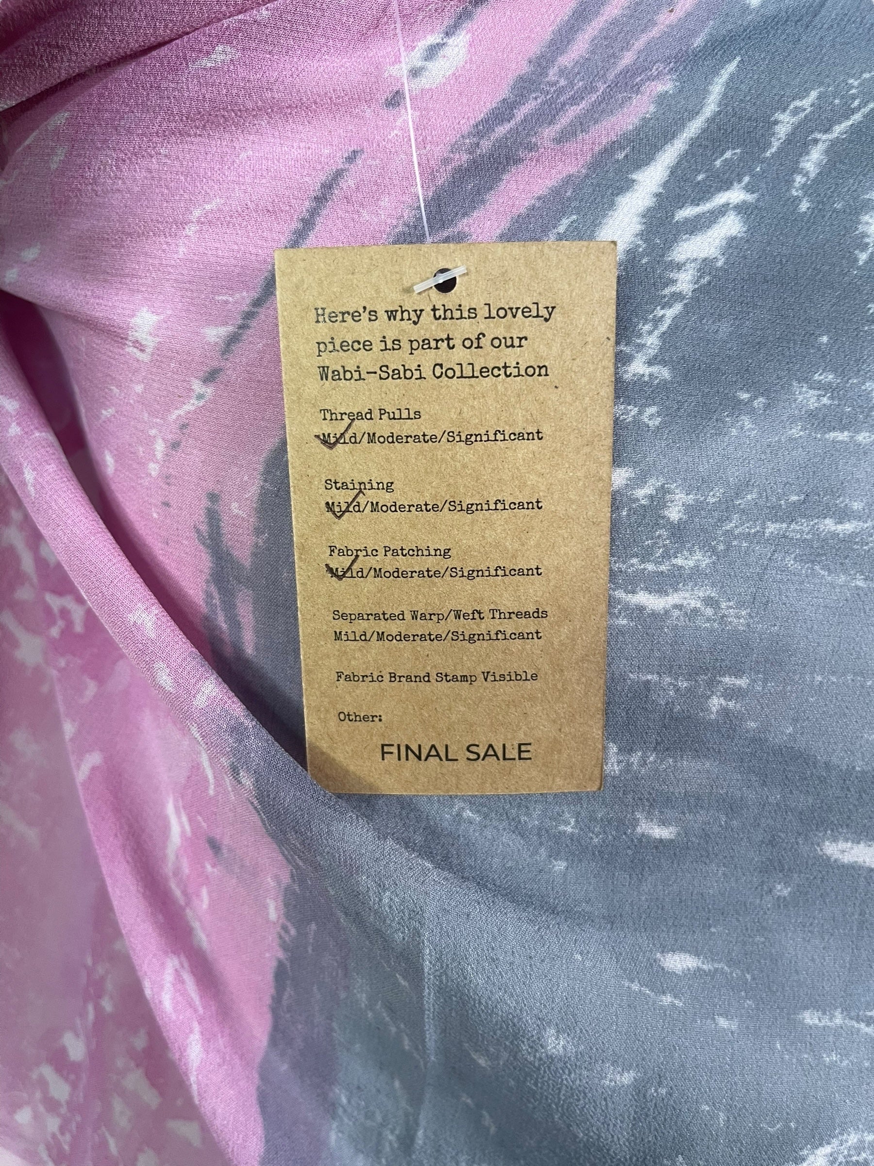 PRG8232 Sheer Wabi Sabi Pure Silk Side Slit Top by DECEMBER2025 – Handmade ethical Side Slit Top from sariKNOTsari using upcycled silk. Designed in Canada for travel and slow fashion, loved from Toronto to LA to Sydney.