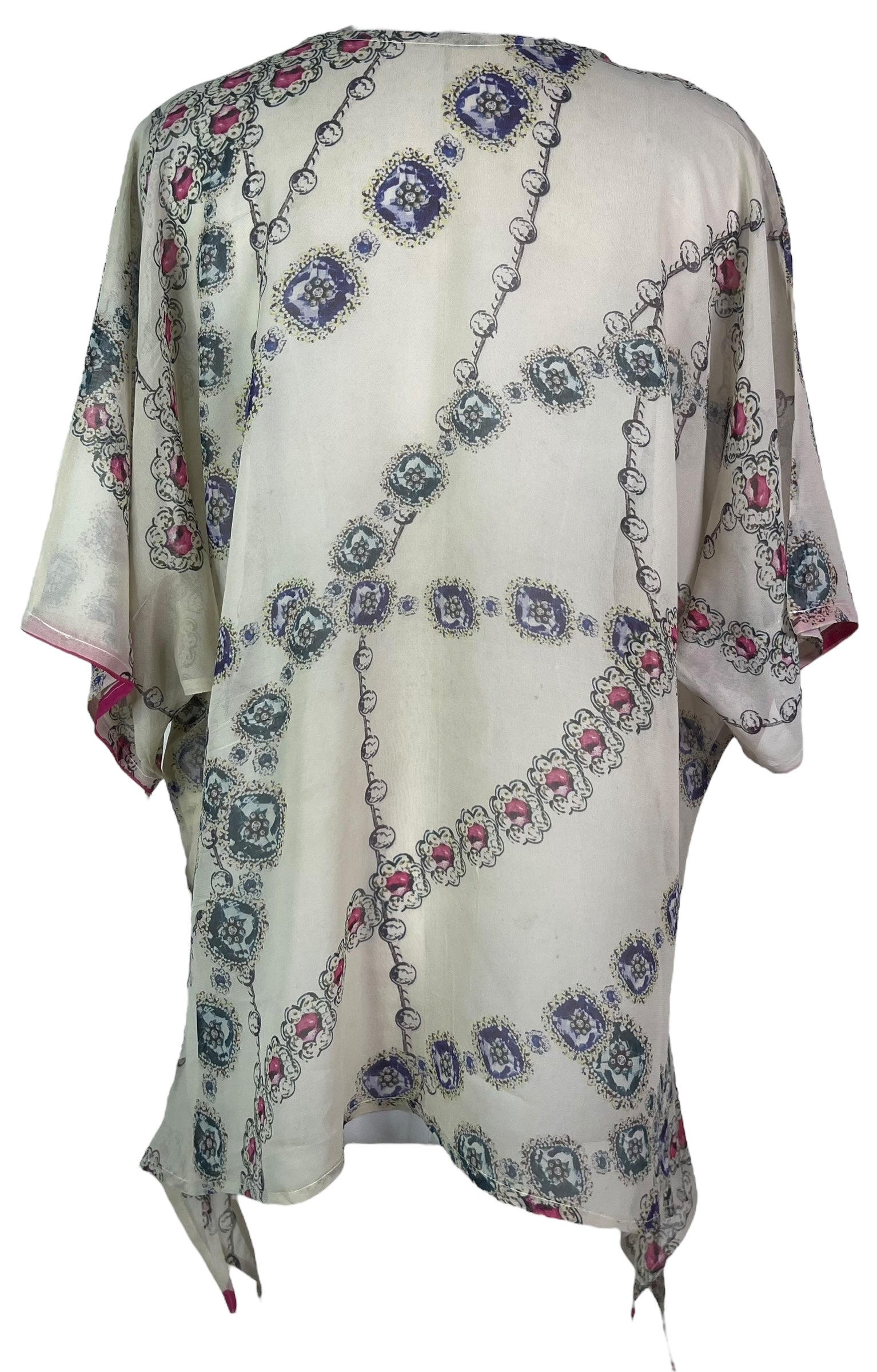 PREVIEW PRG8050 Wabi Sabi Pure Silk Long Tunic with Side Ties by DECEMBER2025 – Handmade ethical Side Tie Tunic from sariKNOTsari using upcycled silk. Designed in Canada for travel and slow fashion, loved from Toronto to LA to Sydney.