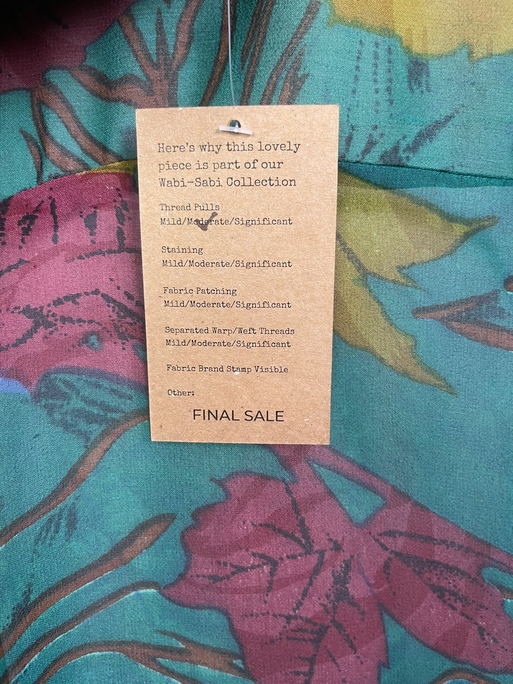 PRG8437 Sheer Wabi Sabi Sculptural Silk Long Tunic Dress