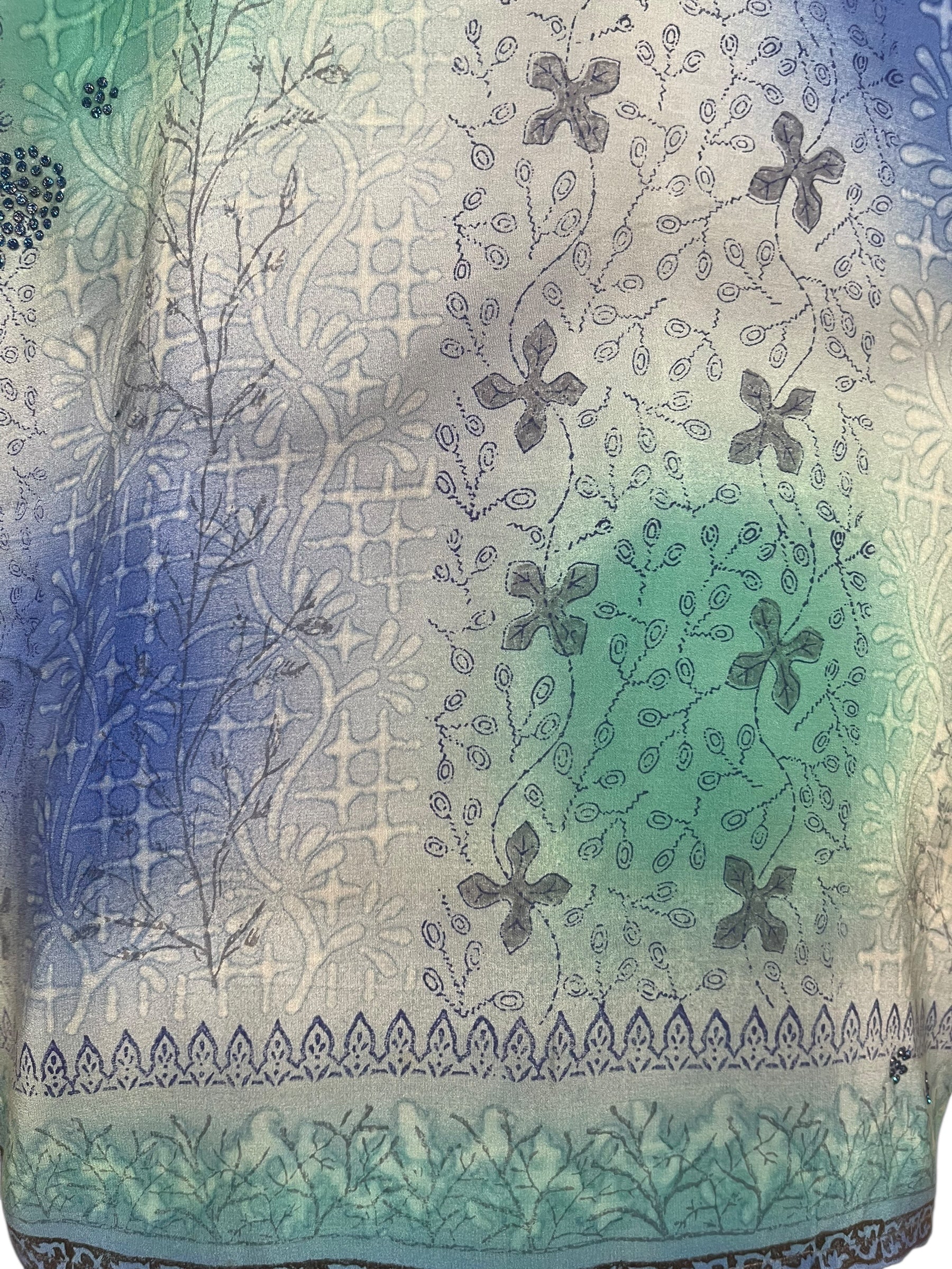 PRC5492 Avatar Pure Silk Boxy Top