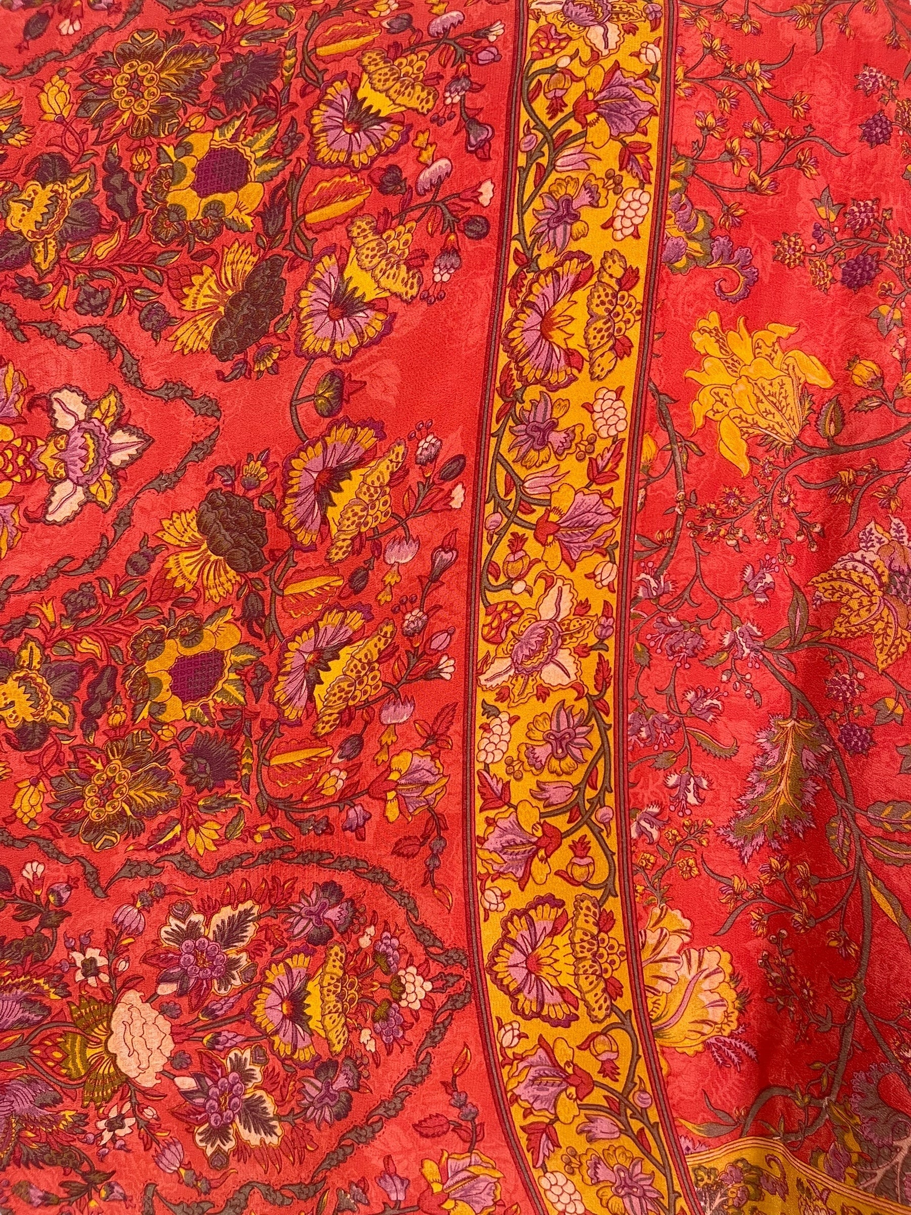 PRC7851 Avatar Pure Silk Capelet Poncho