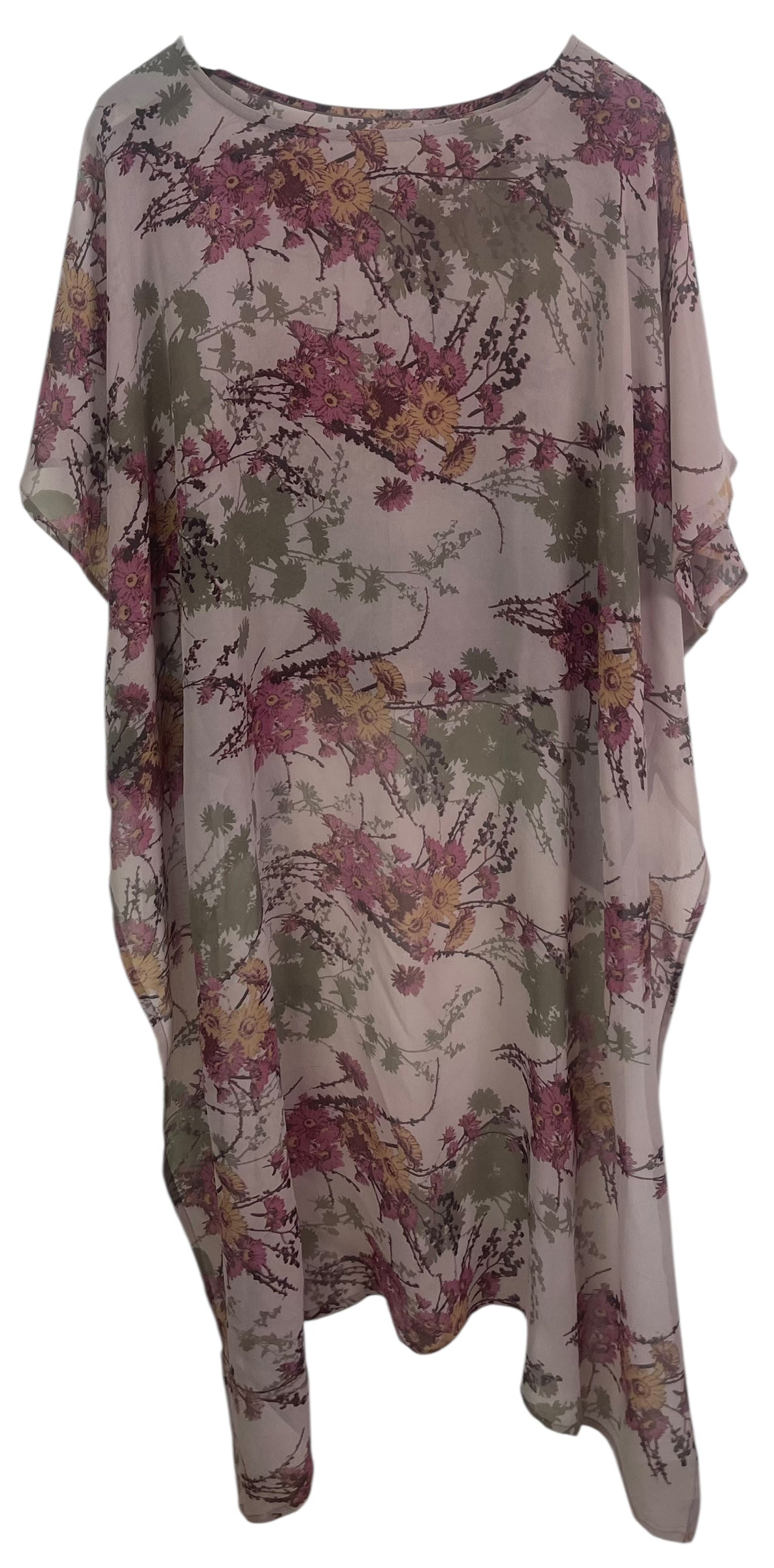 PRG8234 Sheer Avatar Pure Silk Hi Lo Top