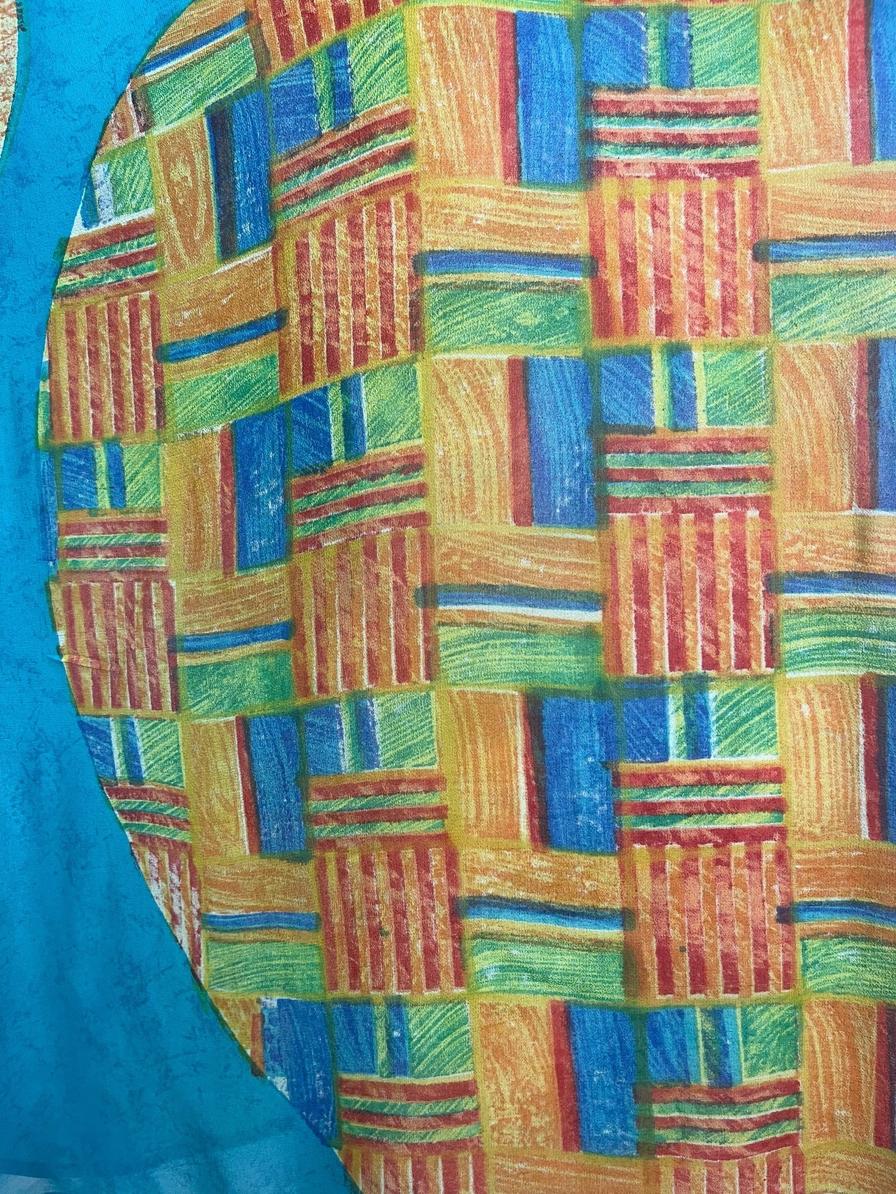 PREVIEW PRG8773 Sheer Avatar Pure Silk Long Tunic with Side Ties by MARCH2026 – Handmade ethical Side Tie Tunic from sariKNOTsari using upcycled silk. Designed in Canada for travel and slow fashion, loved from Toronto to LA to Sydney.