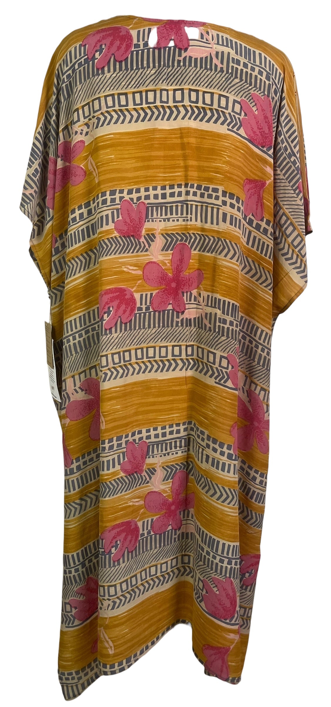 PRC8878 Wabi Sabi Pure Silk Maxi Kaftan