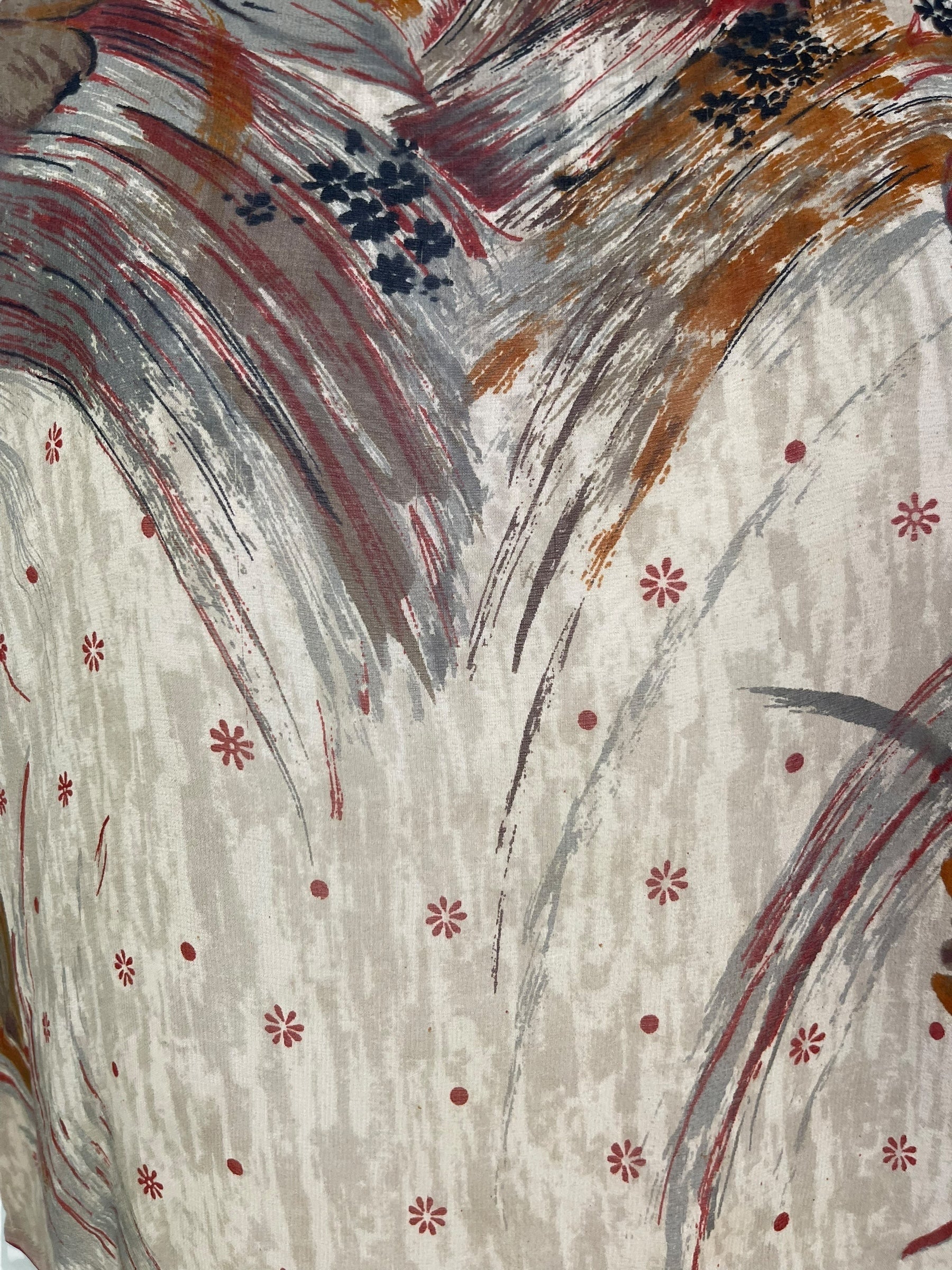 PRG7208 Sheer Wabi Sabi Pure Silk Boxy Top