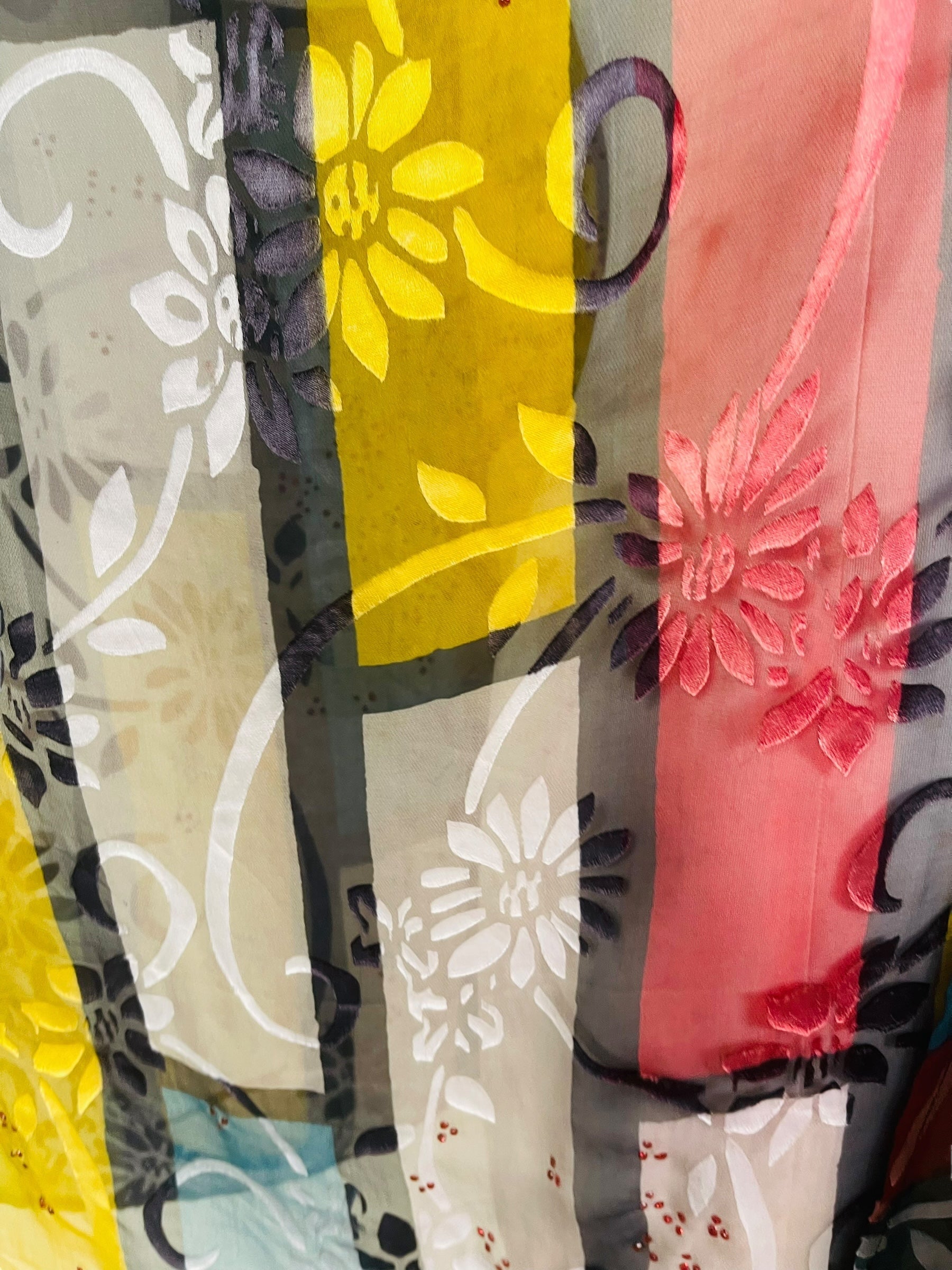 PRG7108 Sheer Wabi Sabi Pure Silk Cardigan