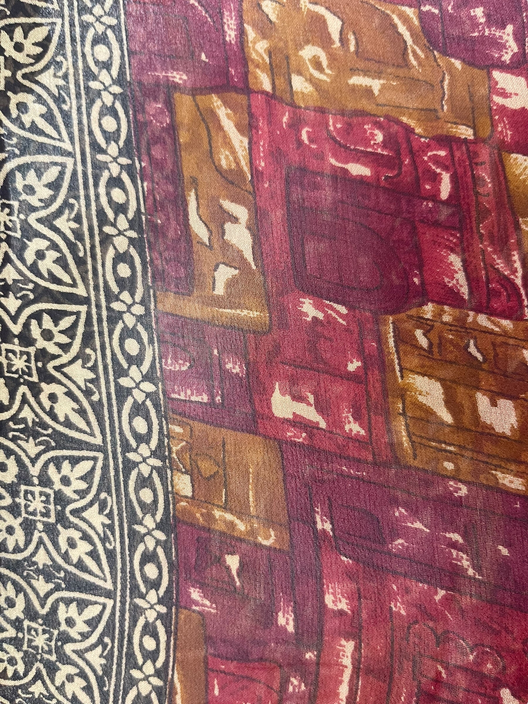 PRG7863 Sheer Avatar Pure Silk Long Tunic with Side Ties