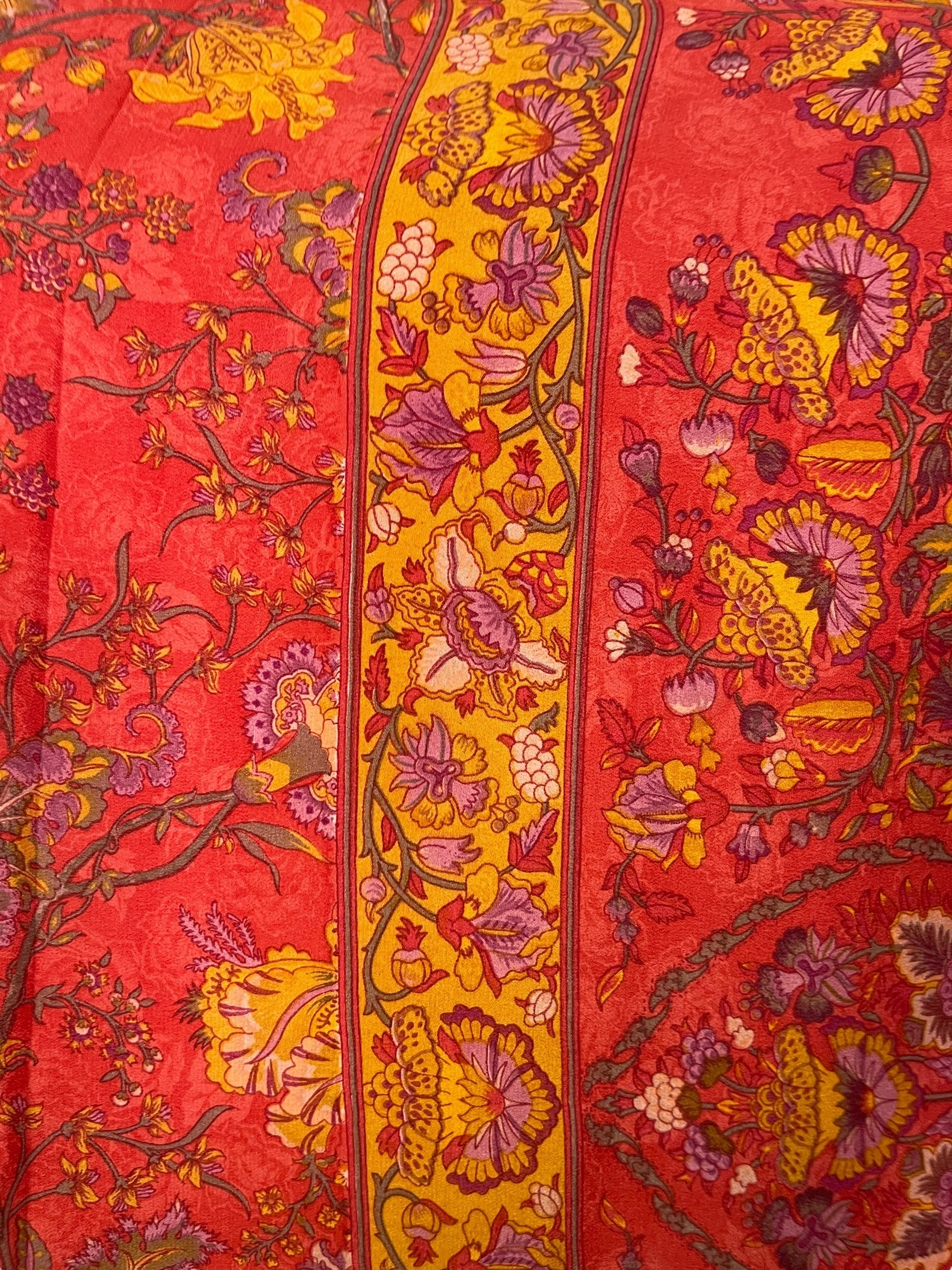 PRC7851 Avatar Pure Silk Capelet Poncho