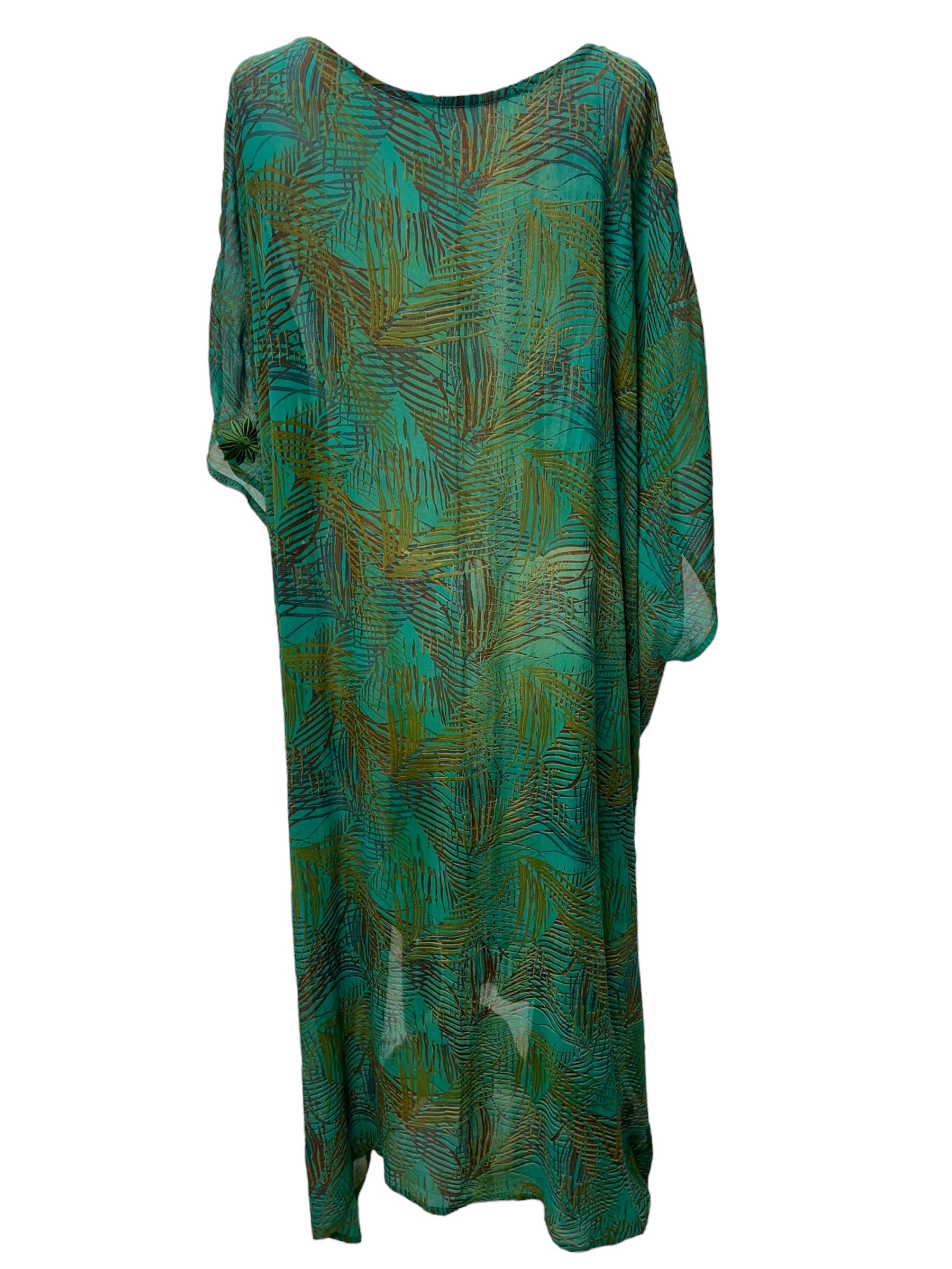 PRG3919 Sheer Avatar Pure Silk Maxi Kaftan