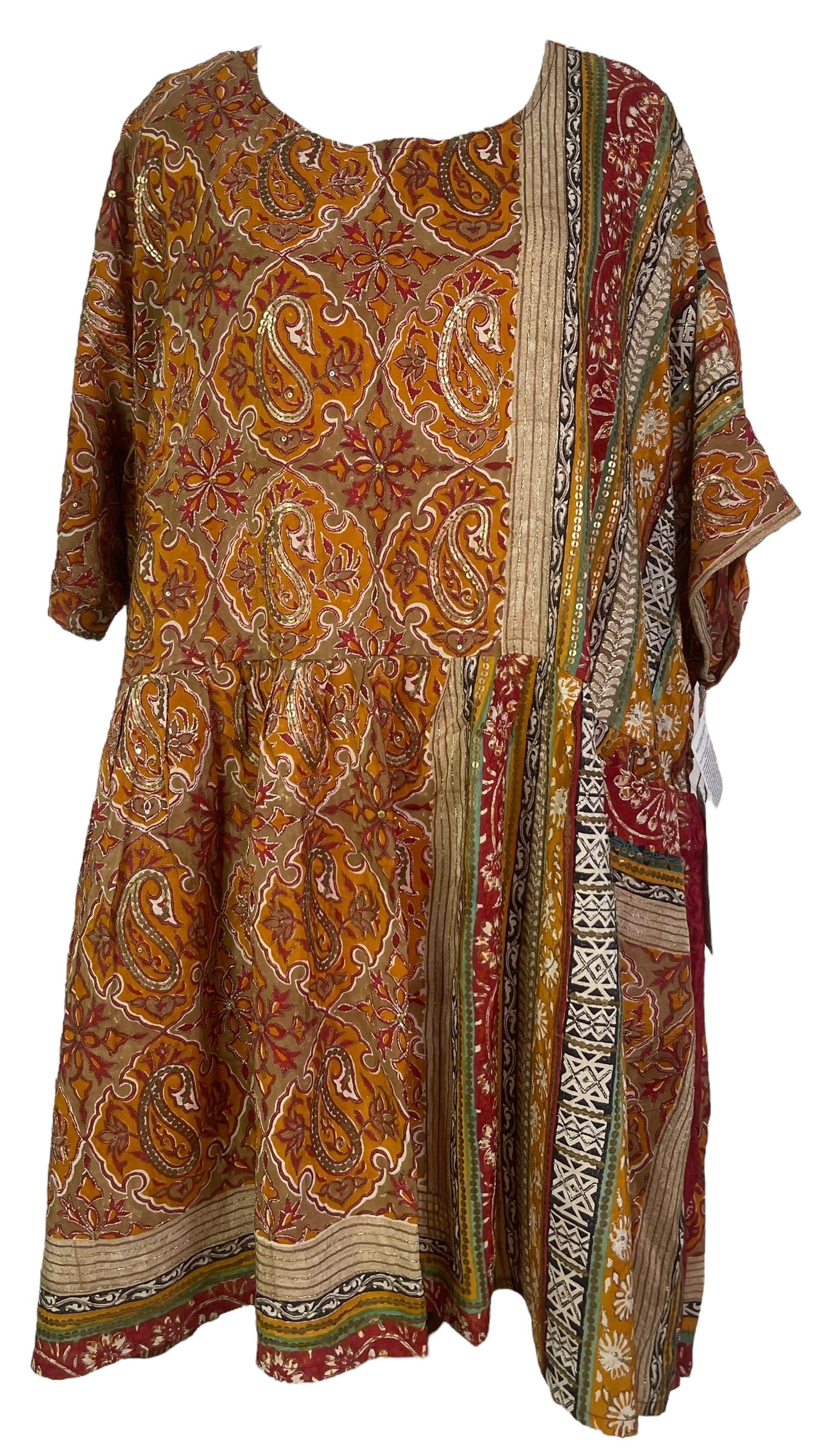 PRC7728 Avatar Pure Silk Boxy Babydoll Dress