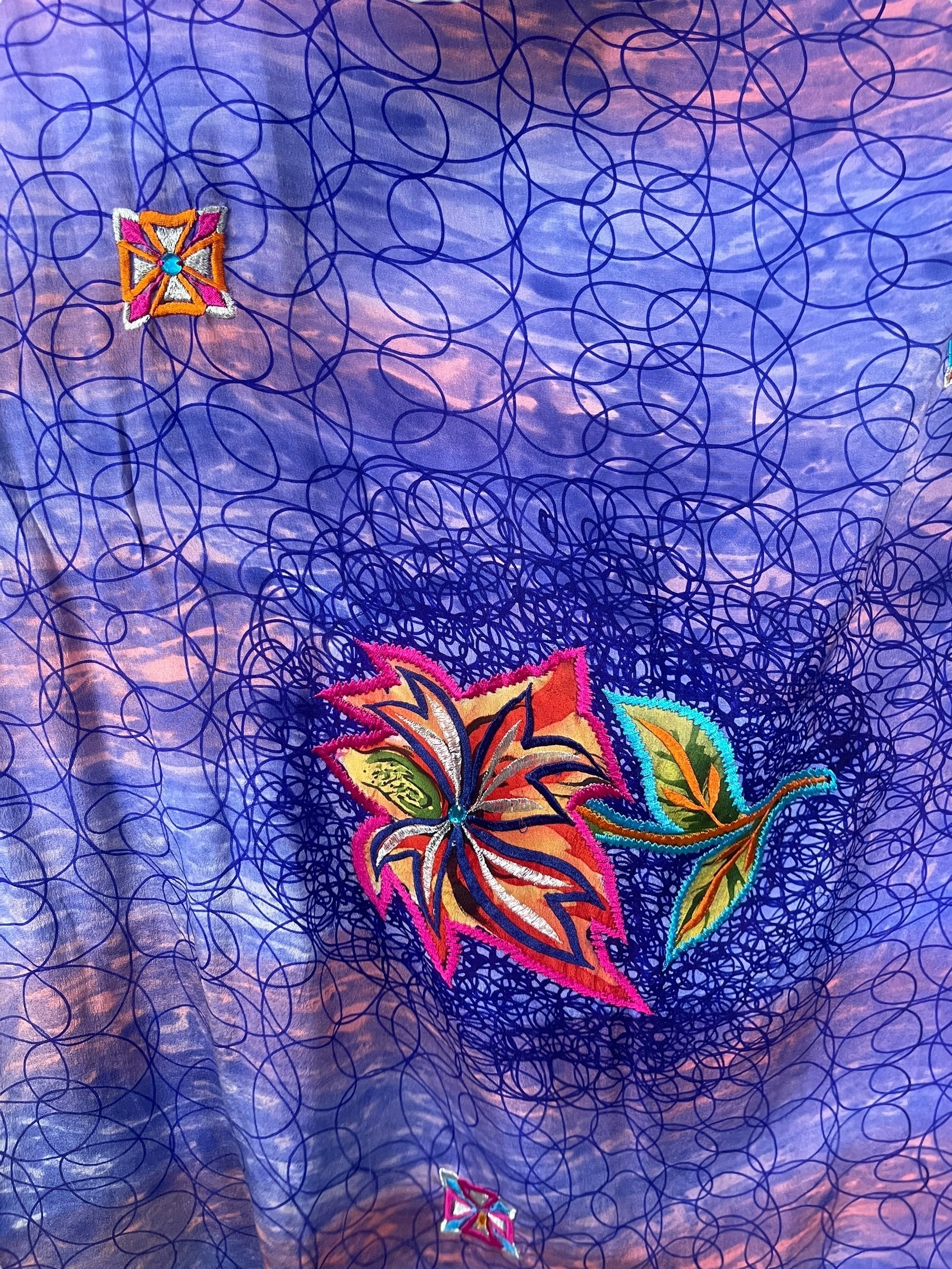 PRC6775 Wabi Sabi Pure Silk Maxi Kaftan