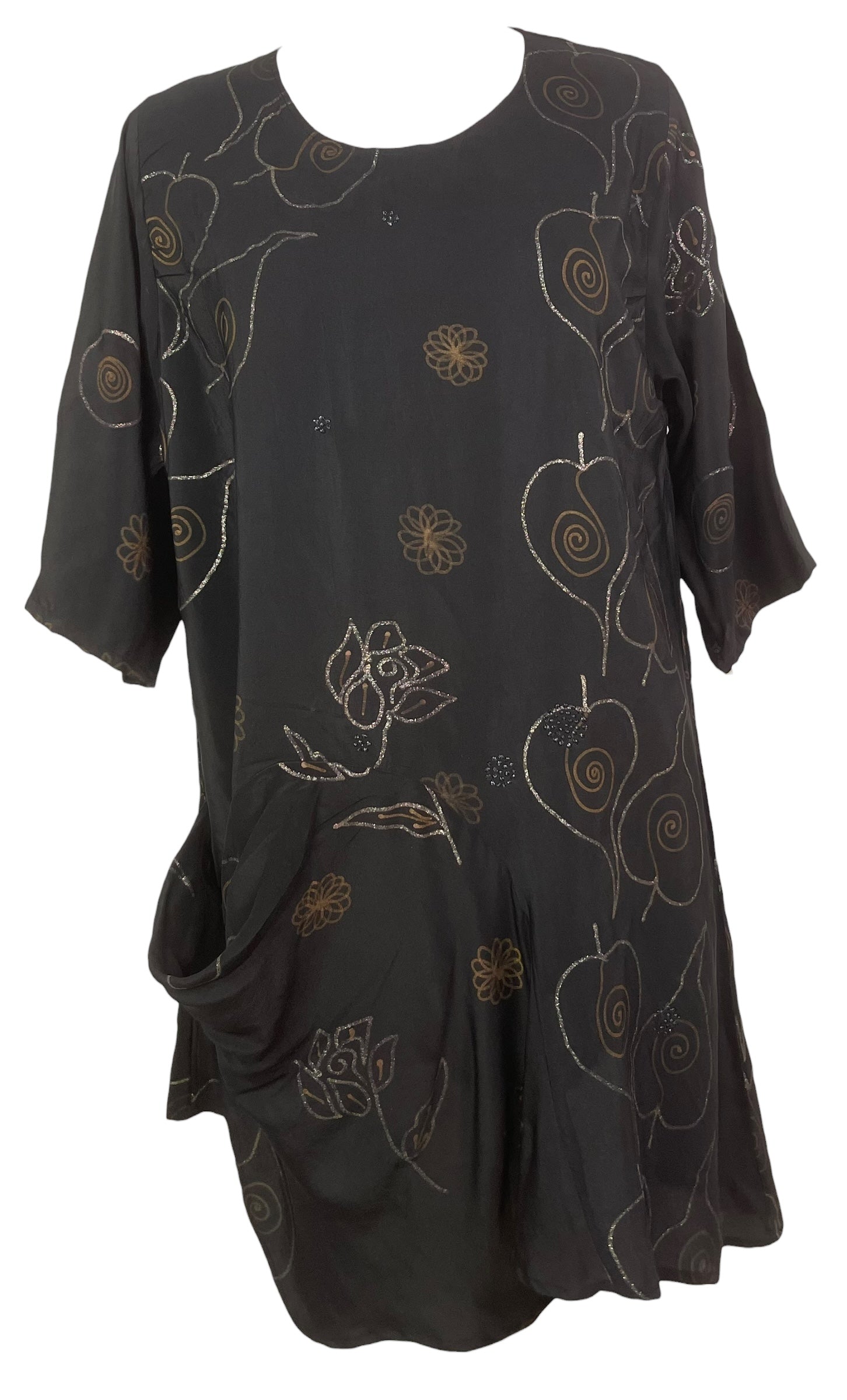 PREVIEW PRC8461 Avatar Pure Silk Self Pocket Tunic Dress
