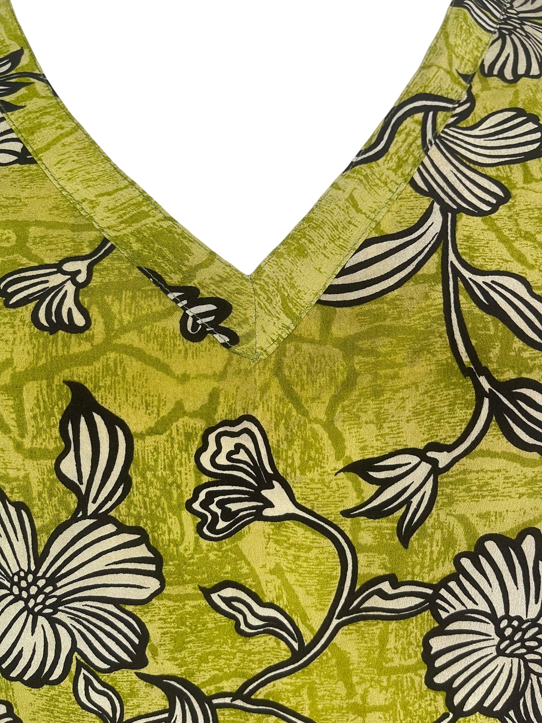 PRC8663 Avatar Pure Silk Midi Length Kaftan