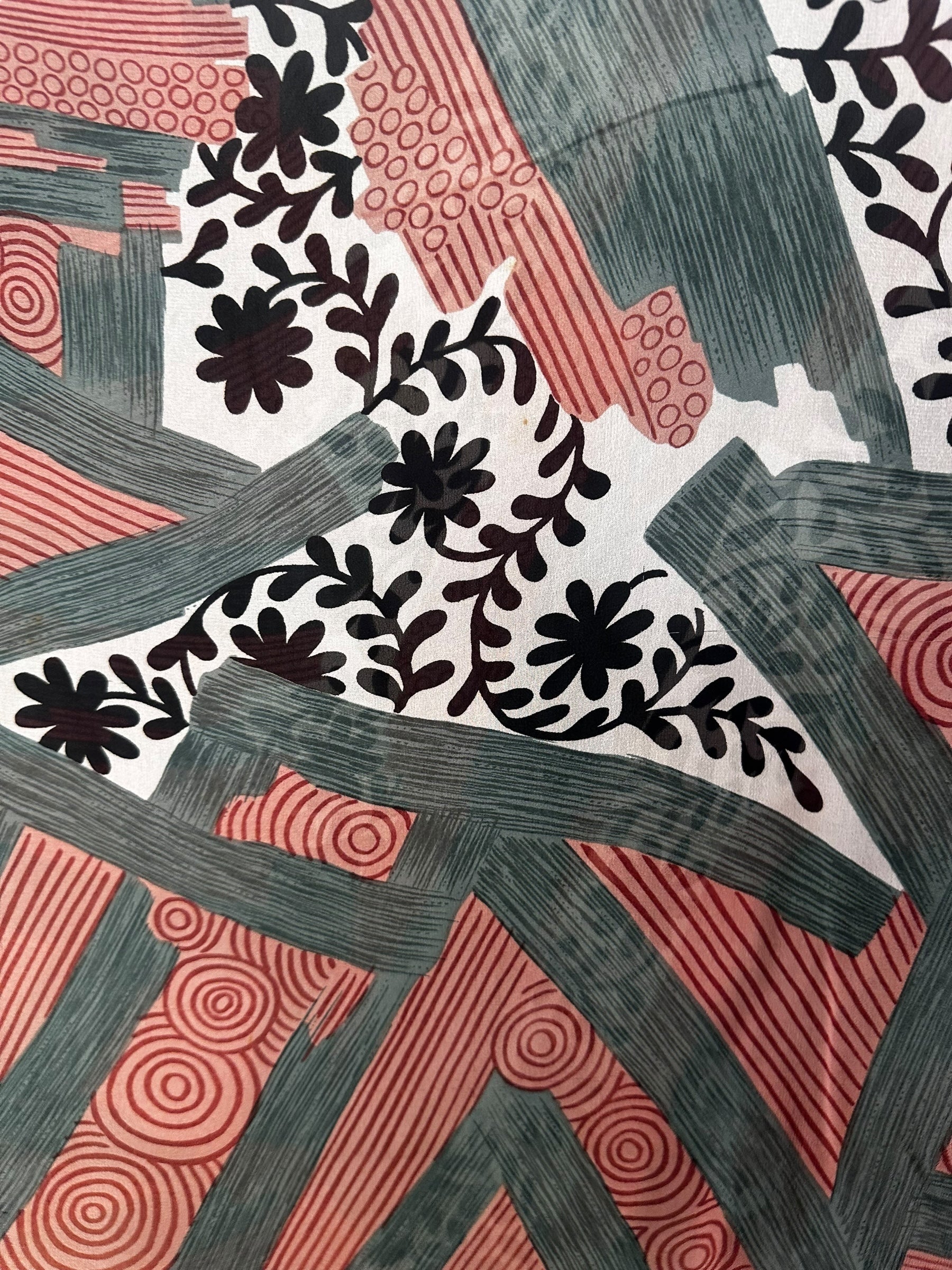 PRG6933 Sheer Wabi Sabi Pure Silk Hi Lo Top