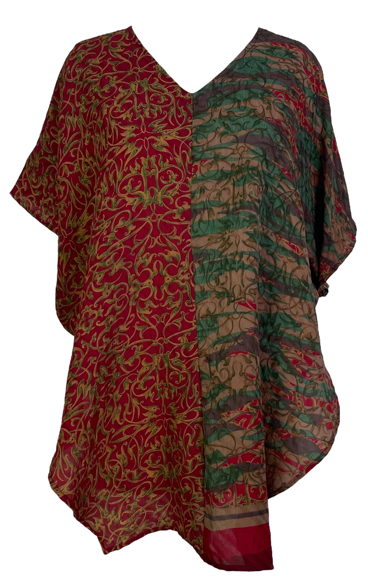 PRC7285 Avatar Pure Silk Waterfall Top