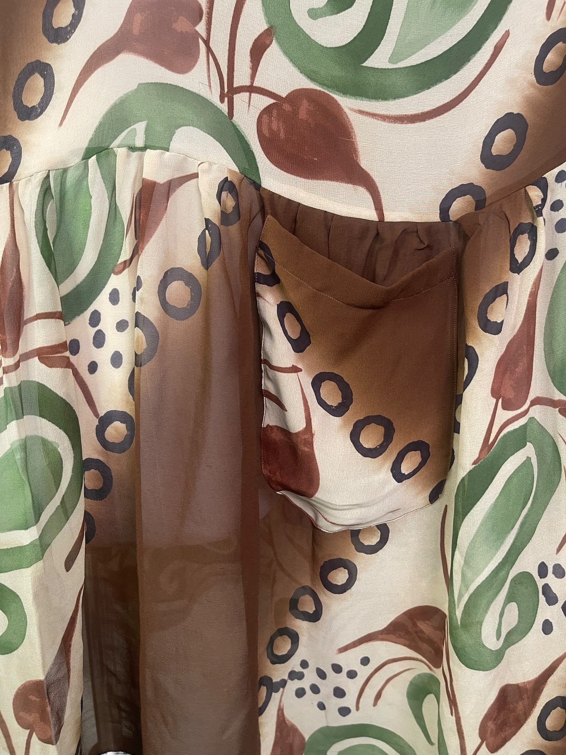 PRG8163 Sheer Wabi Sabi Pure Silk Boxy Babydoll Dress