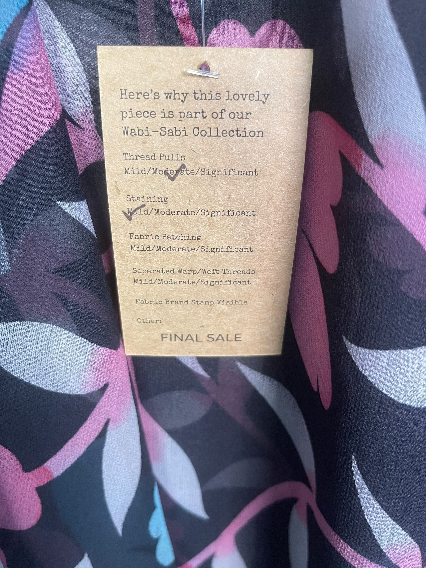 PRG8513 Sheer Wabi Sabi Pure Silk Hi Lo Top