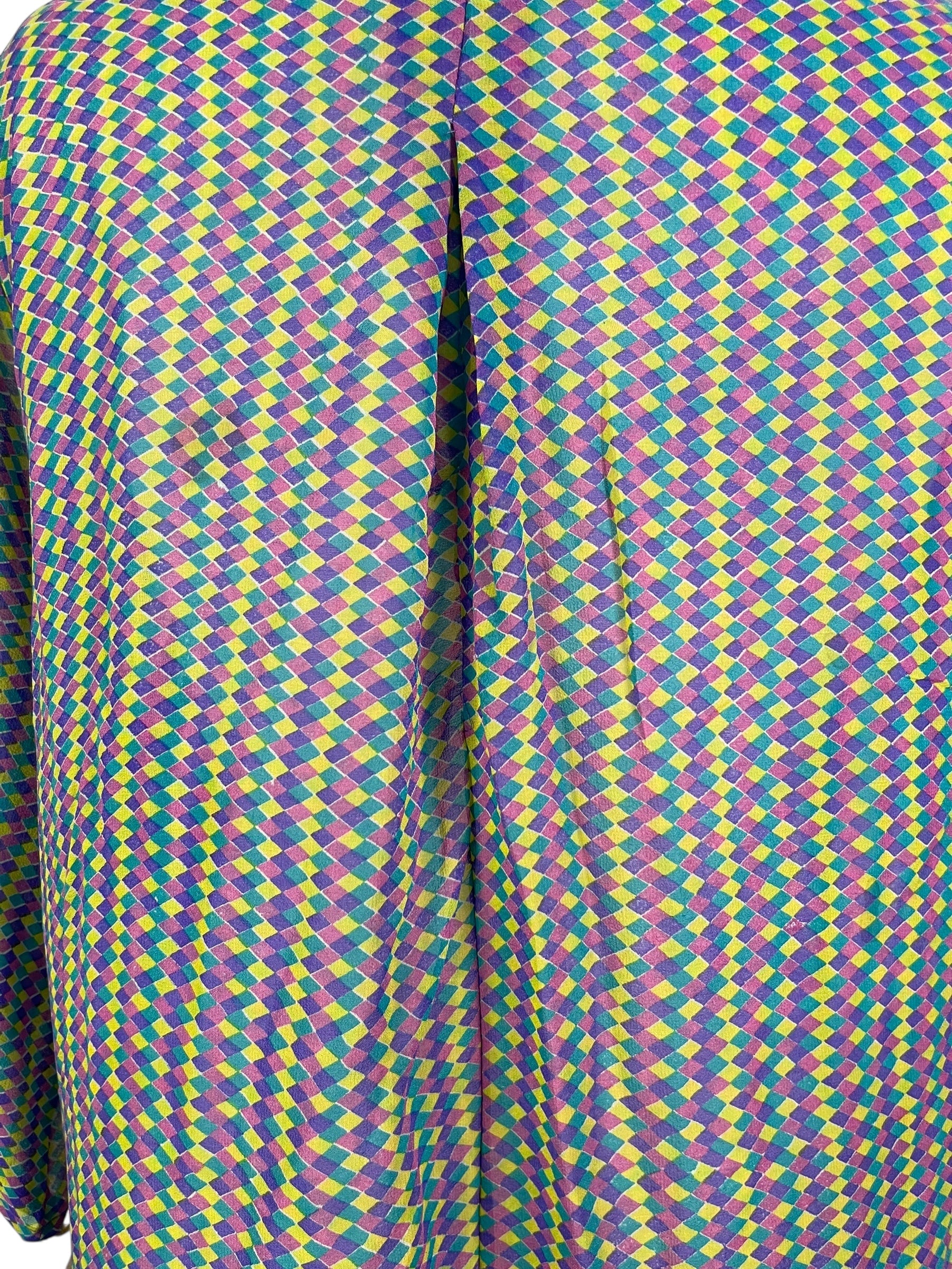 PRG6813 Sheer Avatar Pure Silk Self Pocket Tunic Dress