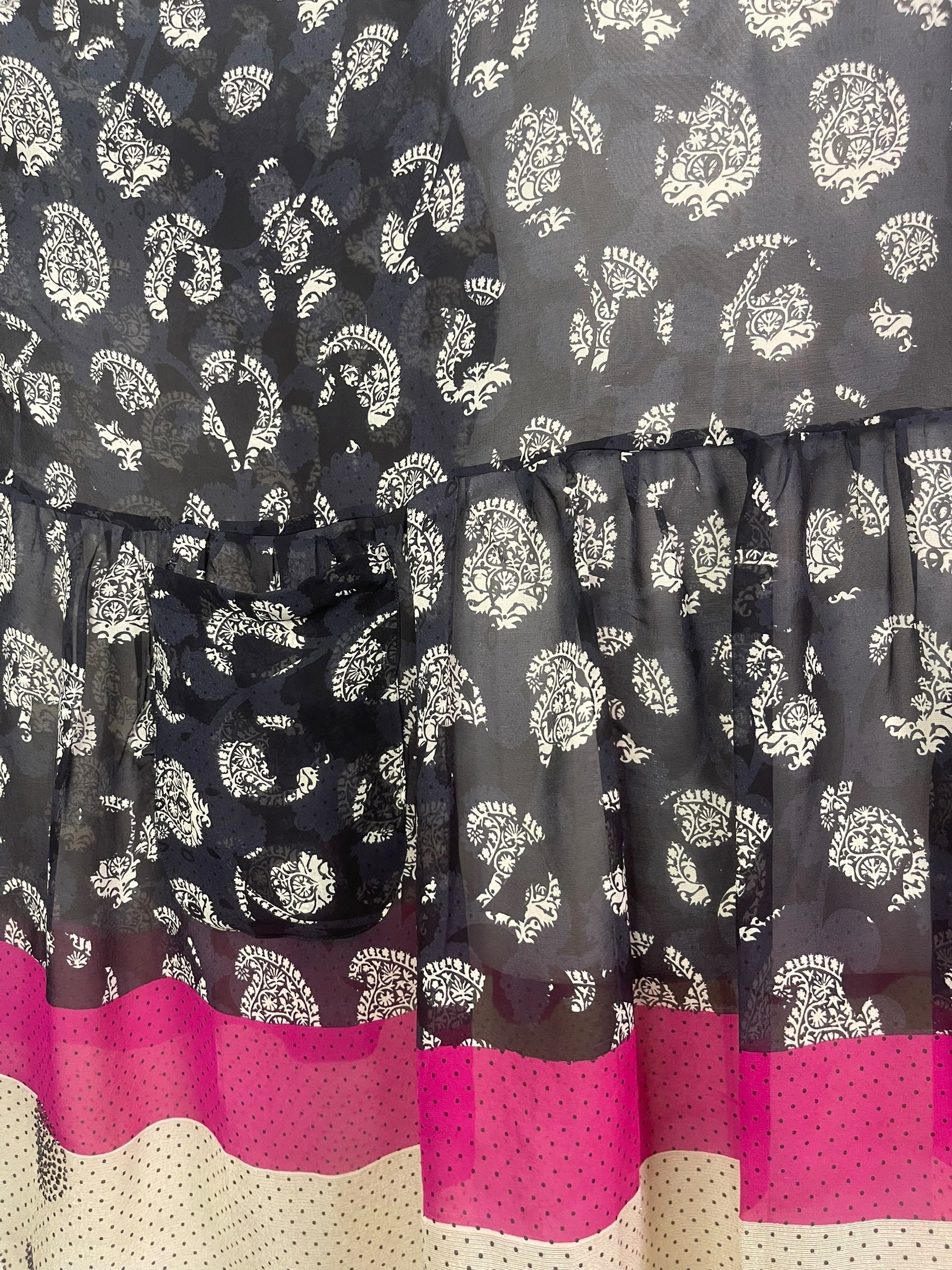 PRG8199 Sheer Wabi Sabi Pure Silk Boxy Babydoll Dress