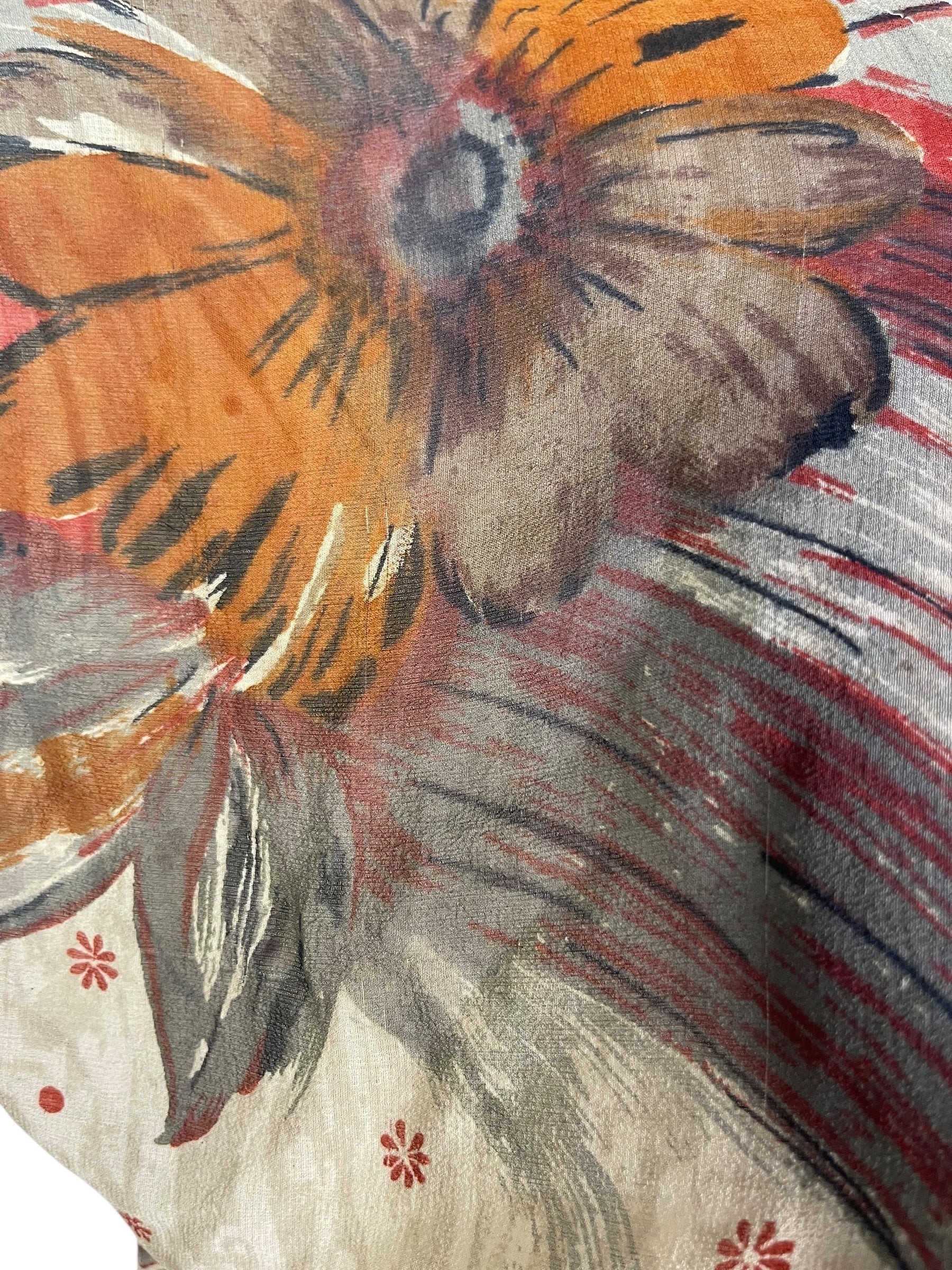 PRG7208 Sheer Wabi Sabi Pure Silk Boxy Top