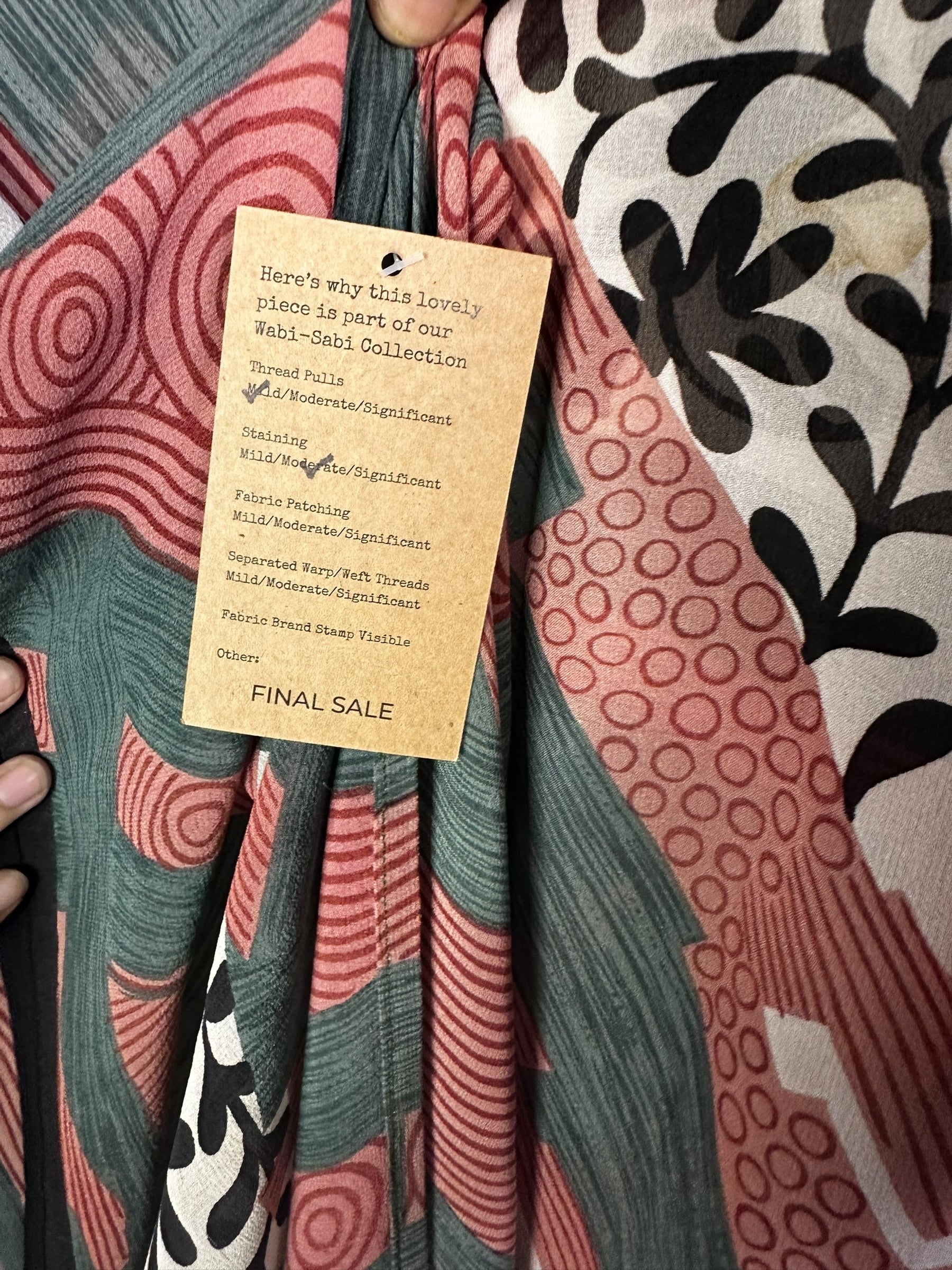 PRG6933 Sheer Wabi Sabi Pure Silk Hi Lo Top