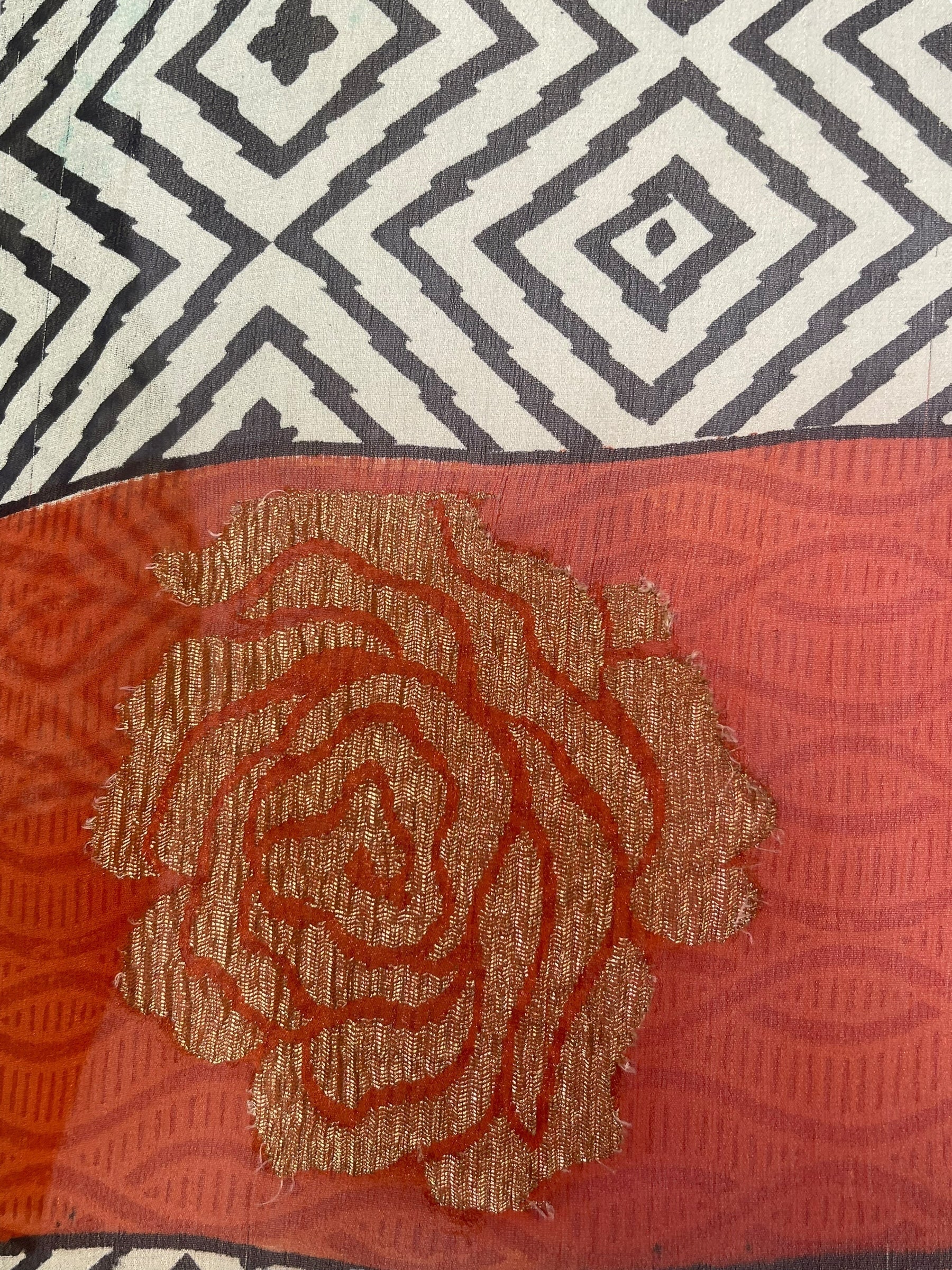 PRG7632 Sheer Wabi Sabi Pure Silk Long Tunic with Side Ties