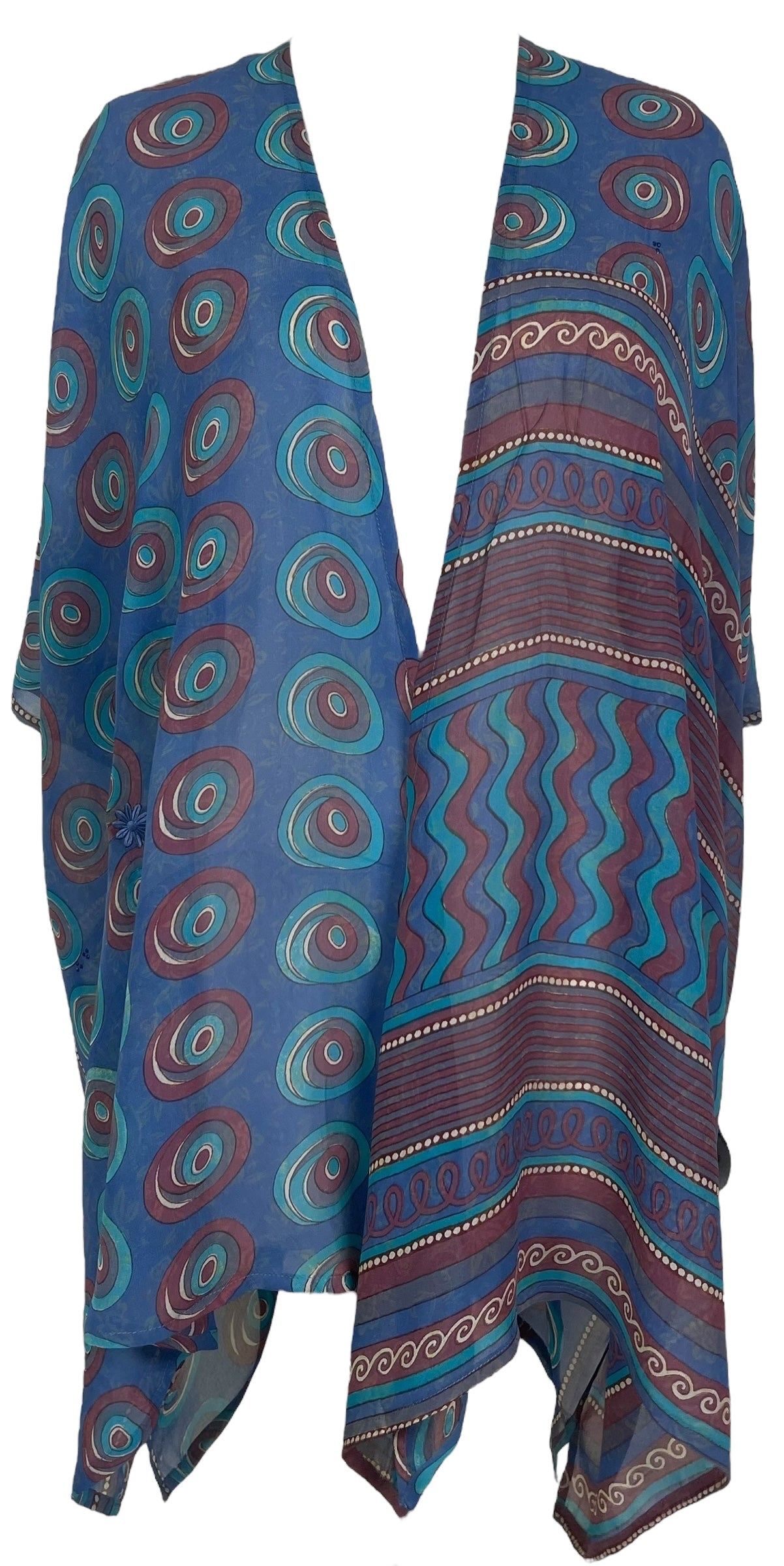 PRG7564 Sheer Avatar Pure Silk Cardigan