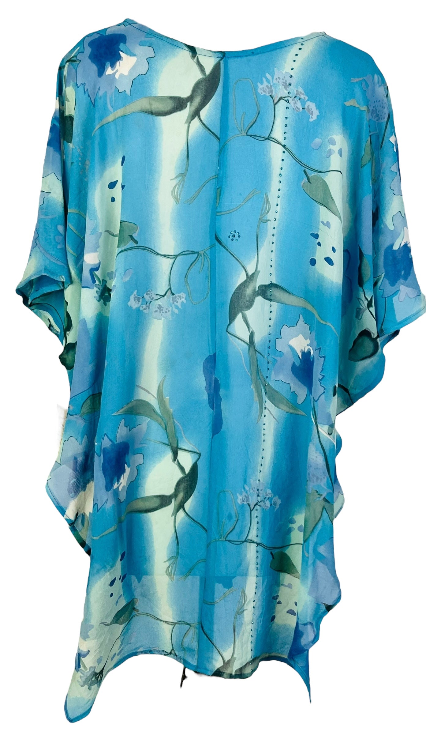 PRG7264 Sheer Wabi Sabi Pure Silk Waterfall Top