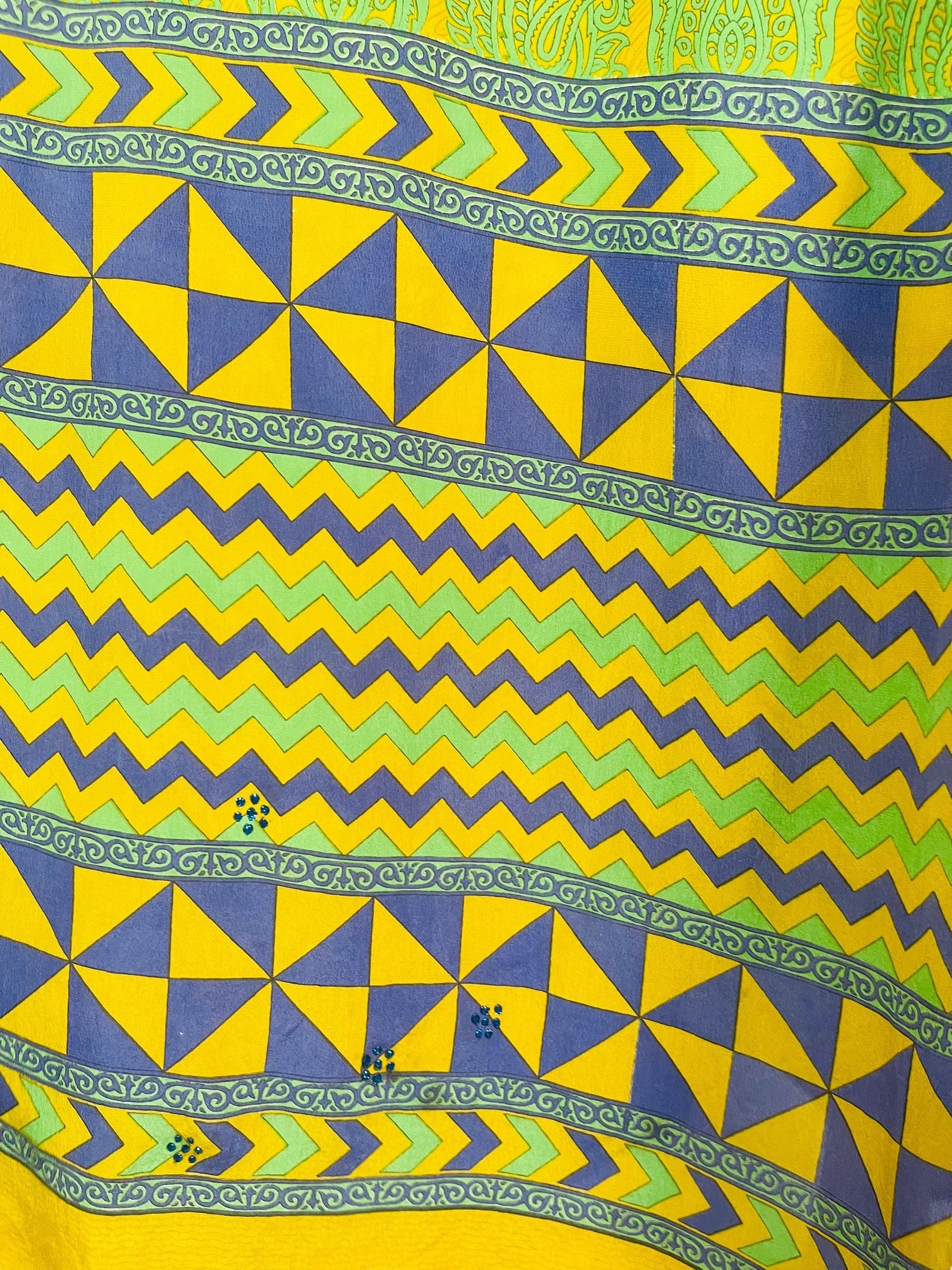 PRC6770 Avatar Pure Silk Maxi Kaftan