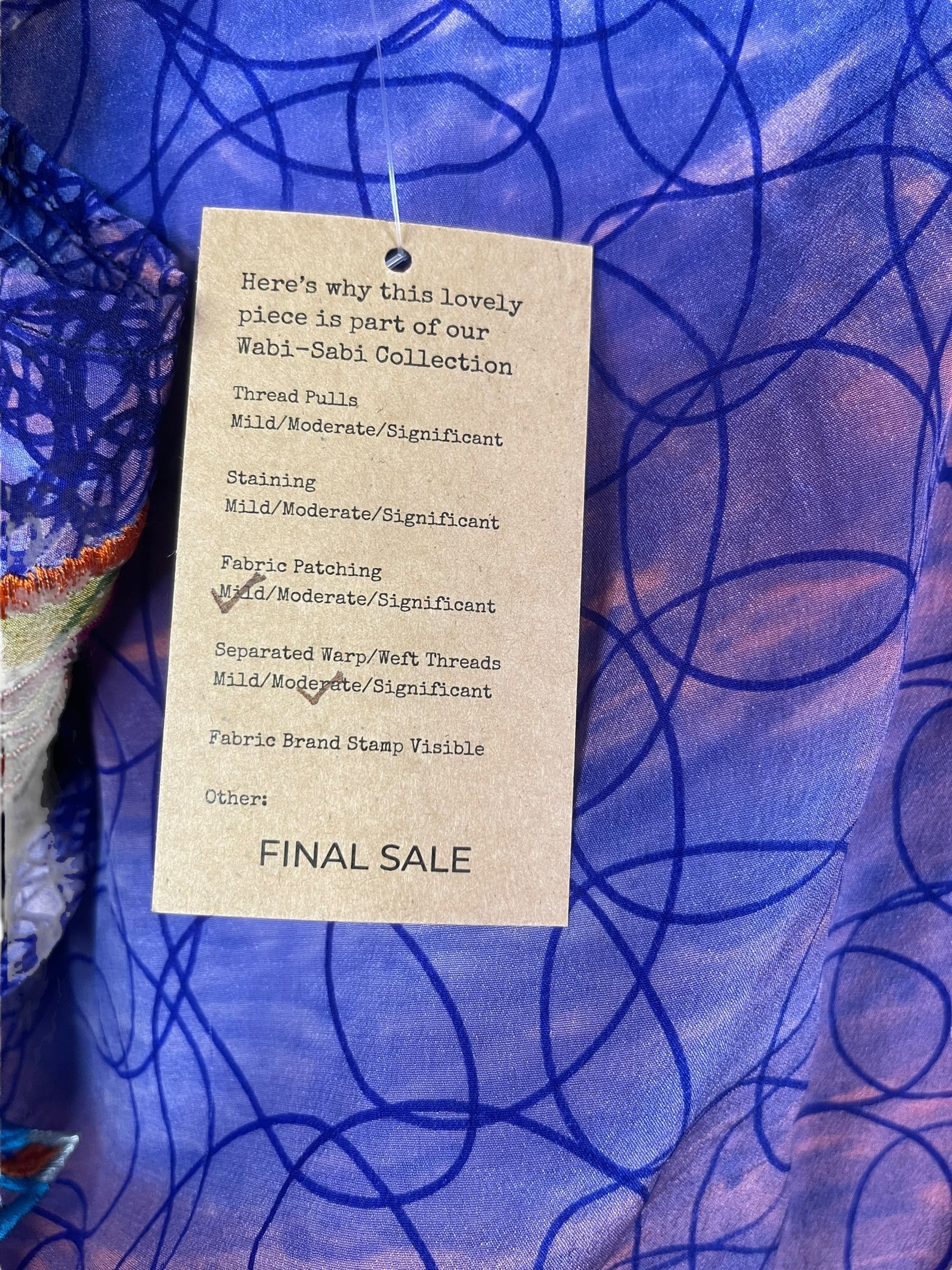 PRC6775 Wabi Sabi Pure Silk Maxi Kaftan