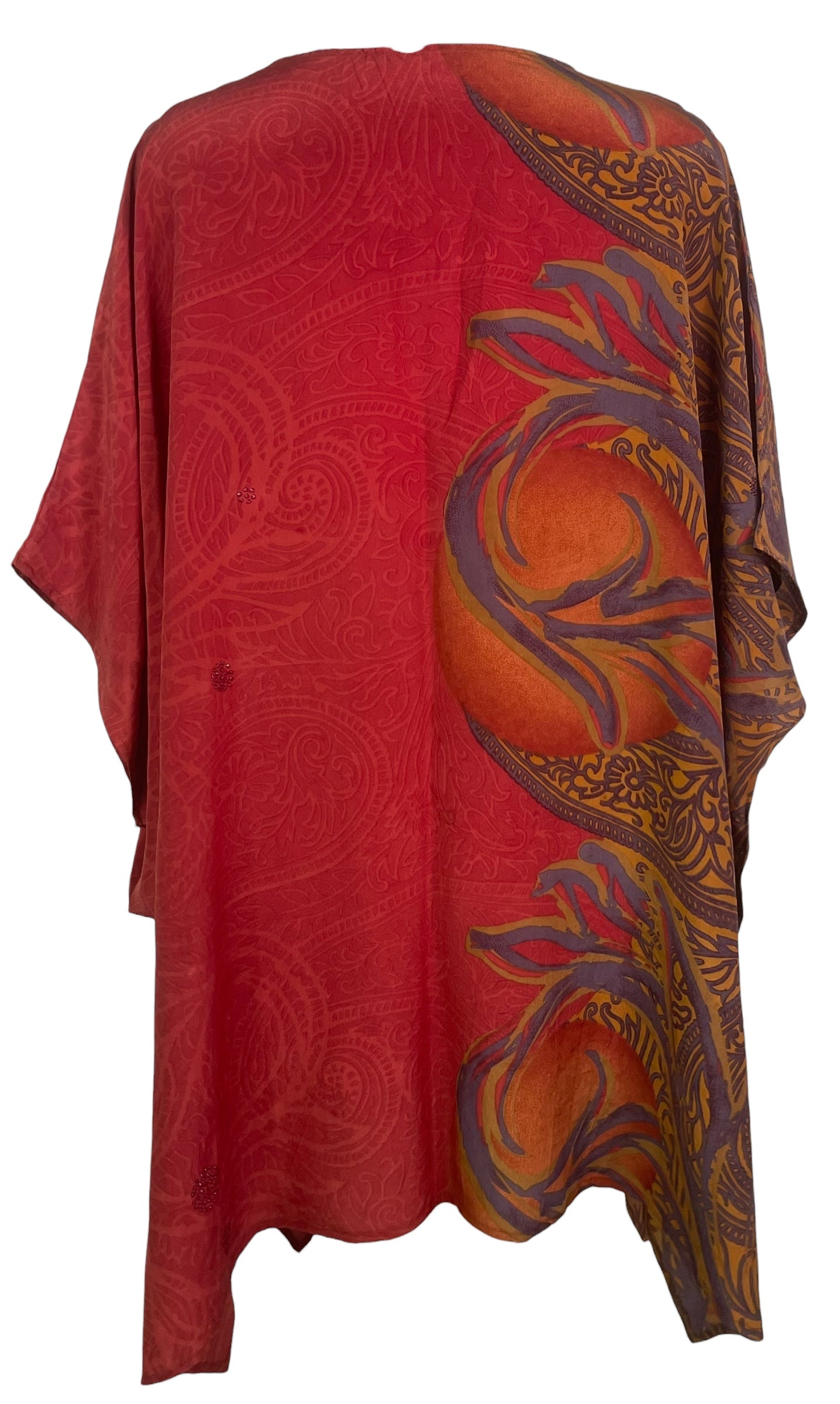 PREVIEW PRC8449 Avatar Pure Silk Short Kaftan Tunic with Slits