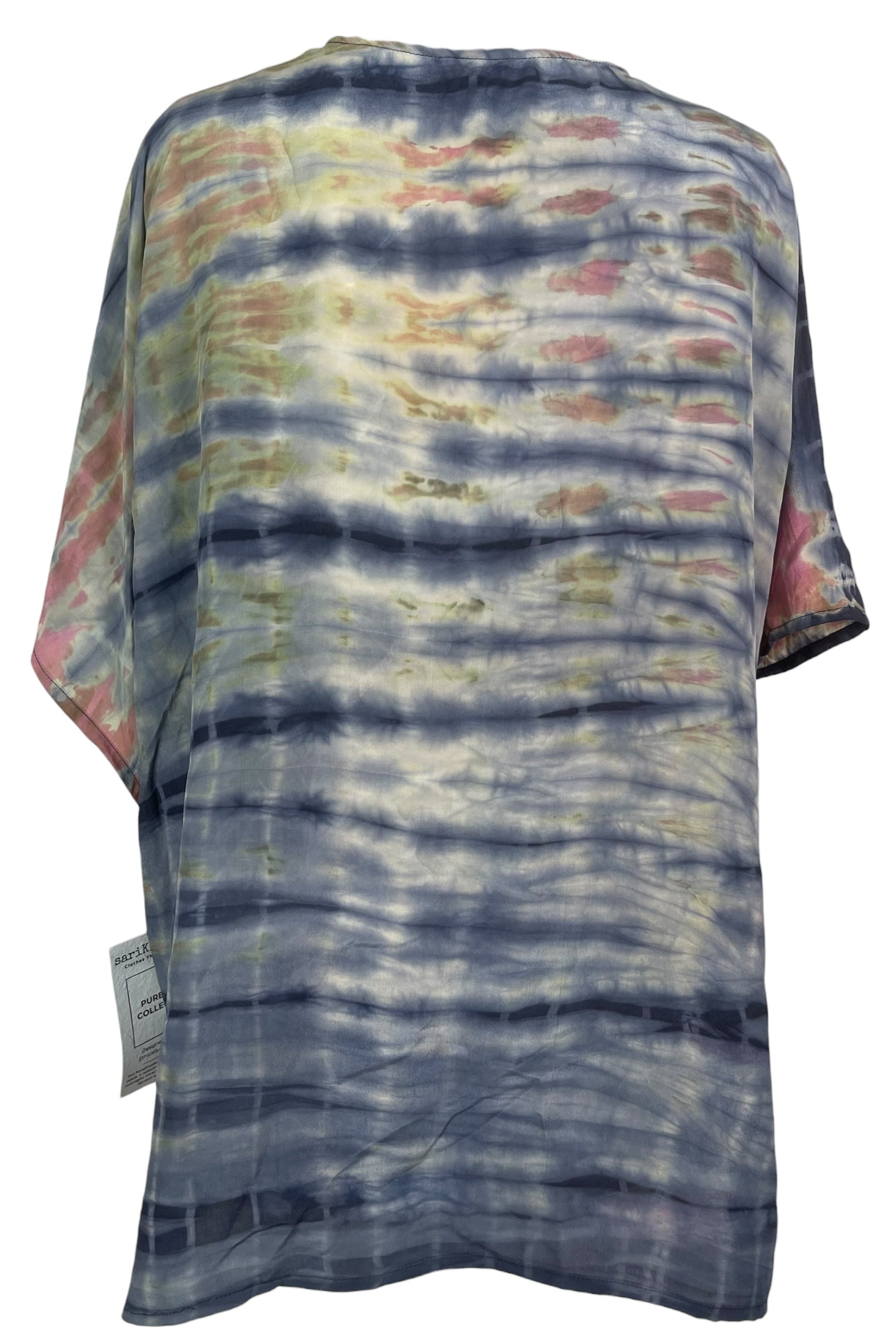 PRC8511 Avatar Pure Silk Kimono-Sleeved Jacket with Belt