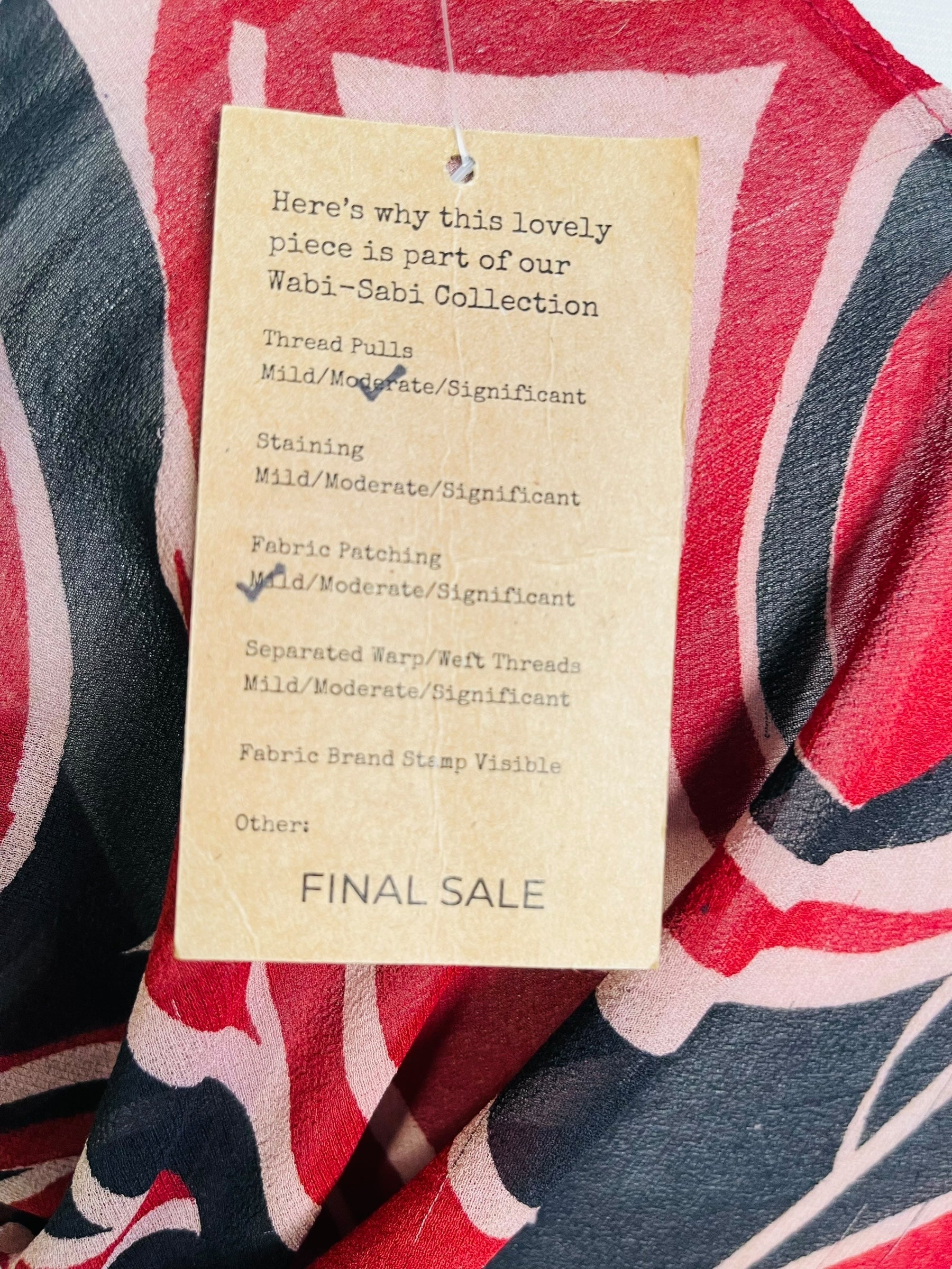 PRG6757 Sheer Wabi Sabi Pure Silk Versatile Vest