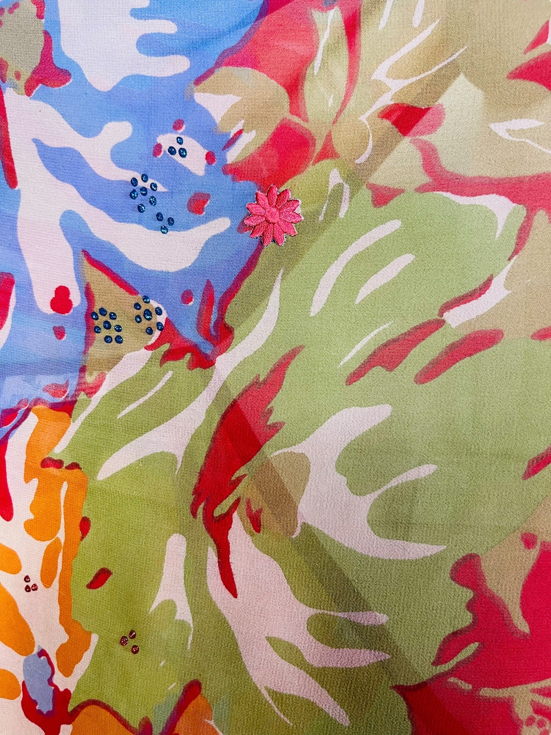 PRG7529C Sheer Wabi Sabi Pure Silk Shrug