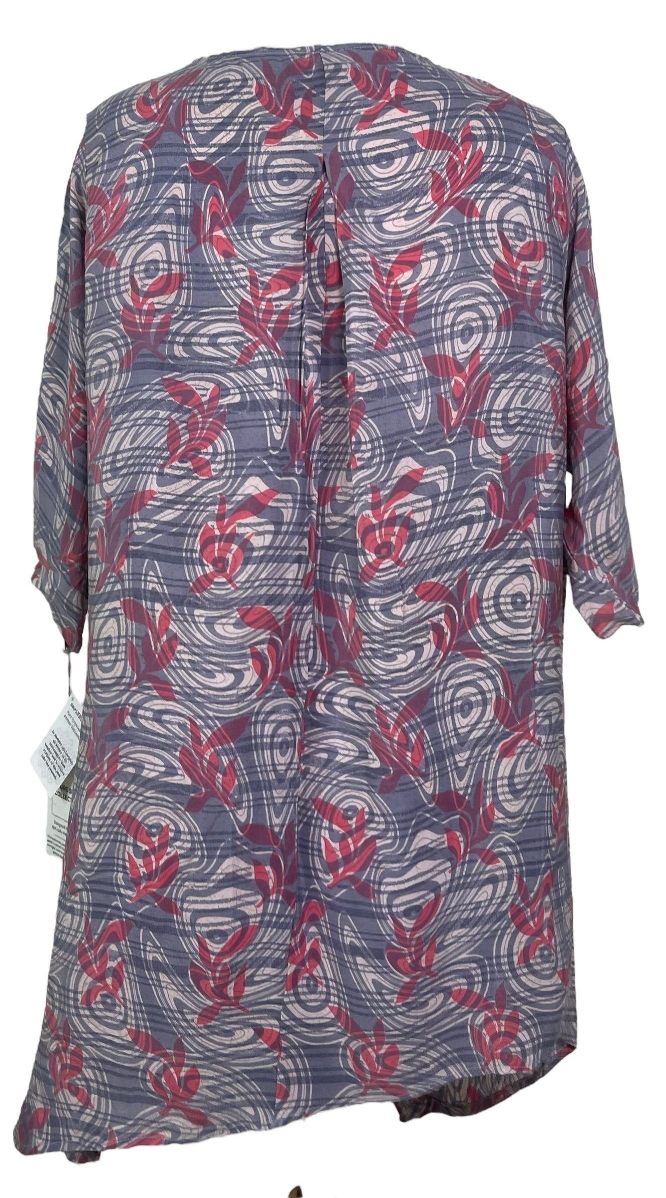 PRC7796 Avatar Pure Silk Self Pocket Tunic Dress