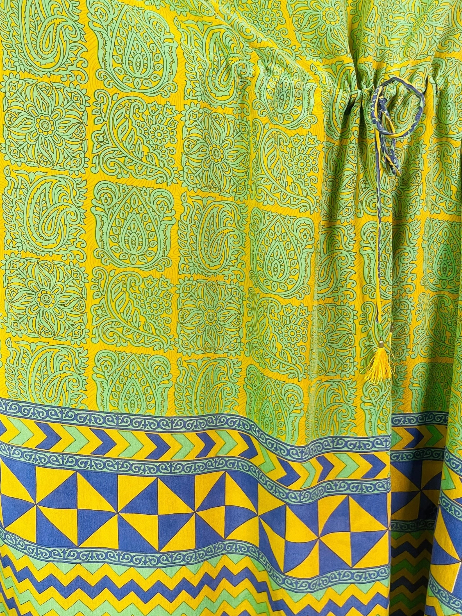 PRC6770 Avatar Pure Silk Maxi Kaftan