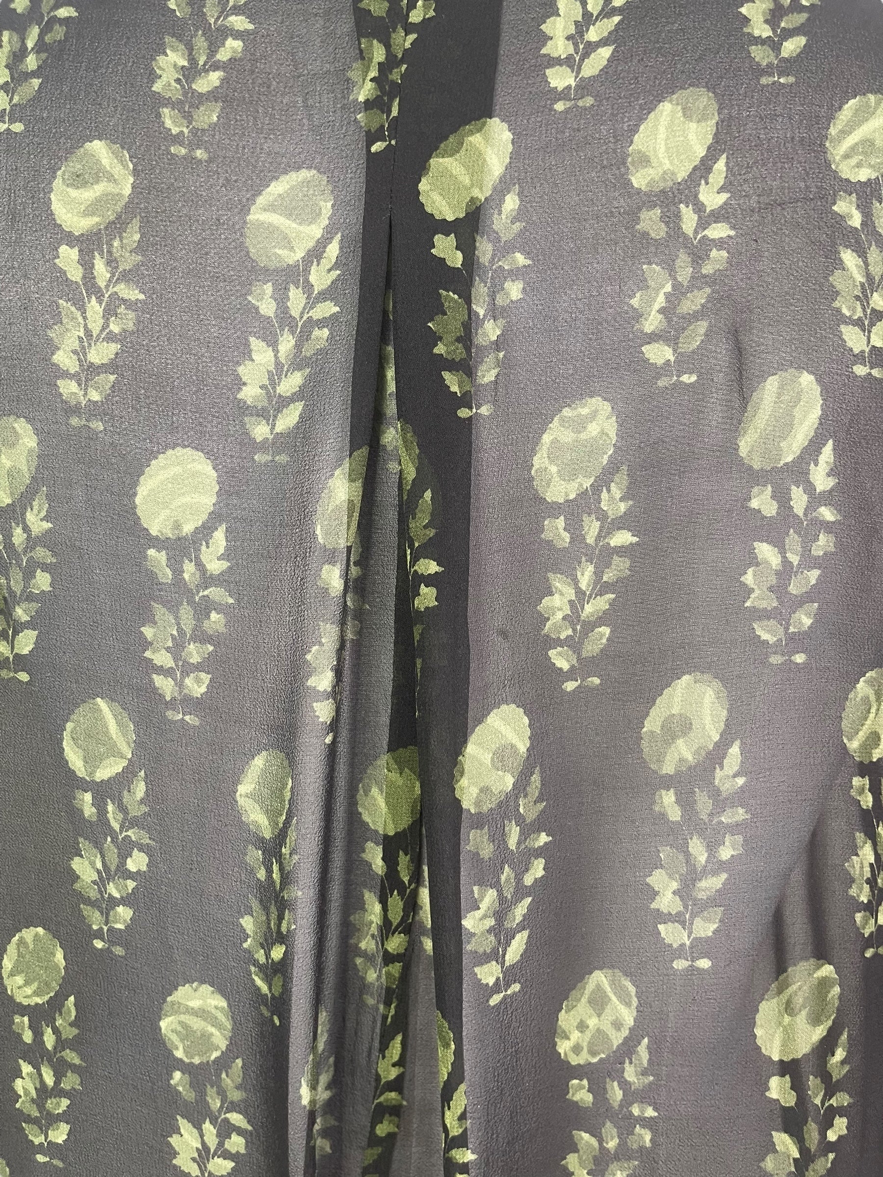 PRG7959 Sheer Avatar Pure Silk Self Pocket Tunic Dress