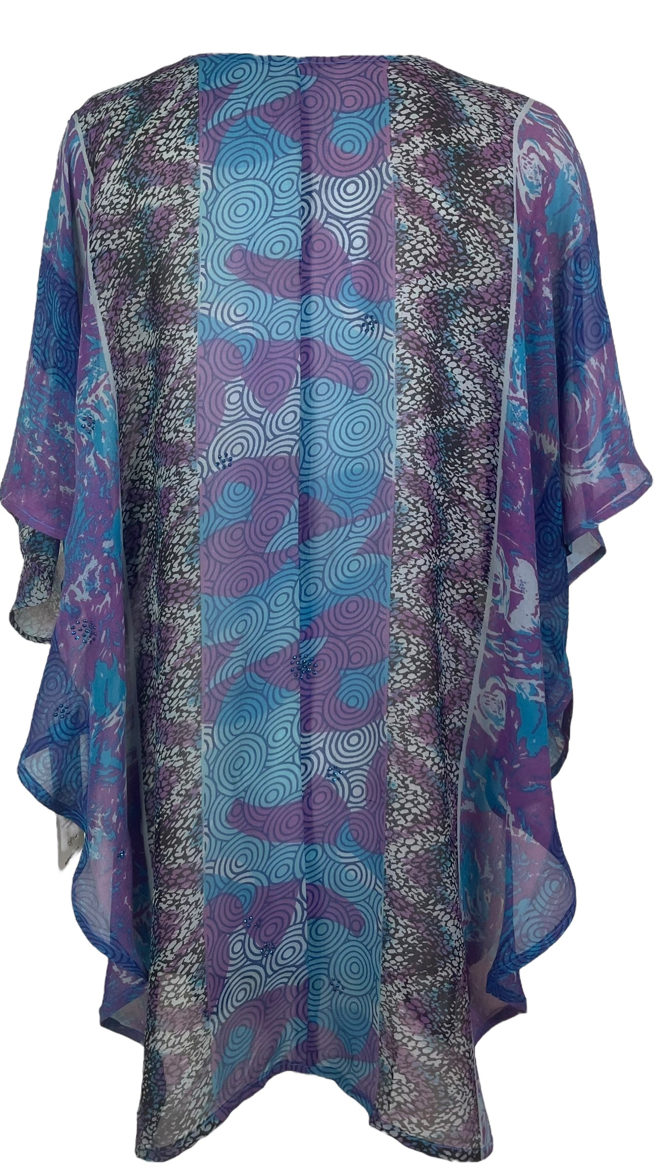PRG8123 Sheer Wabi Sabi Pure Silk Waterfall Top
