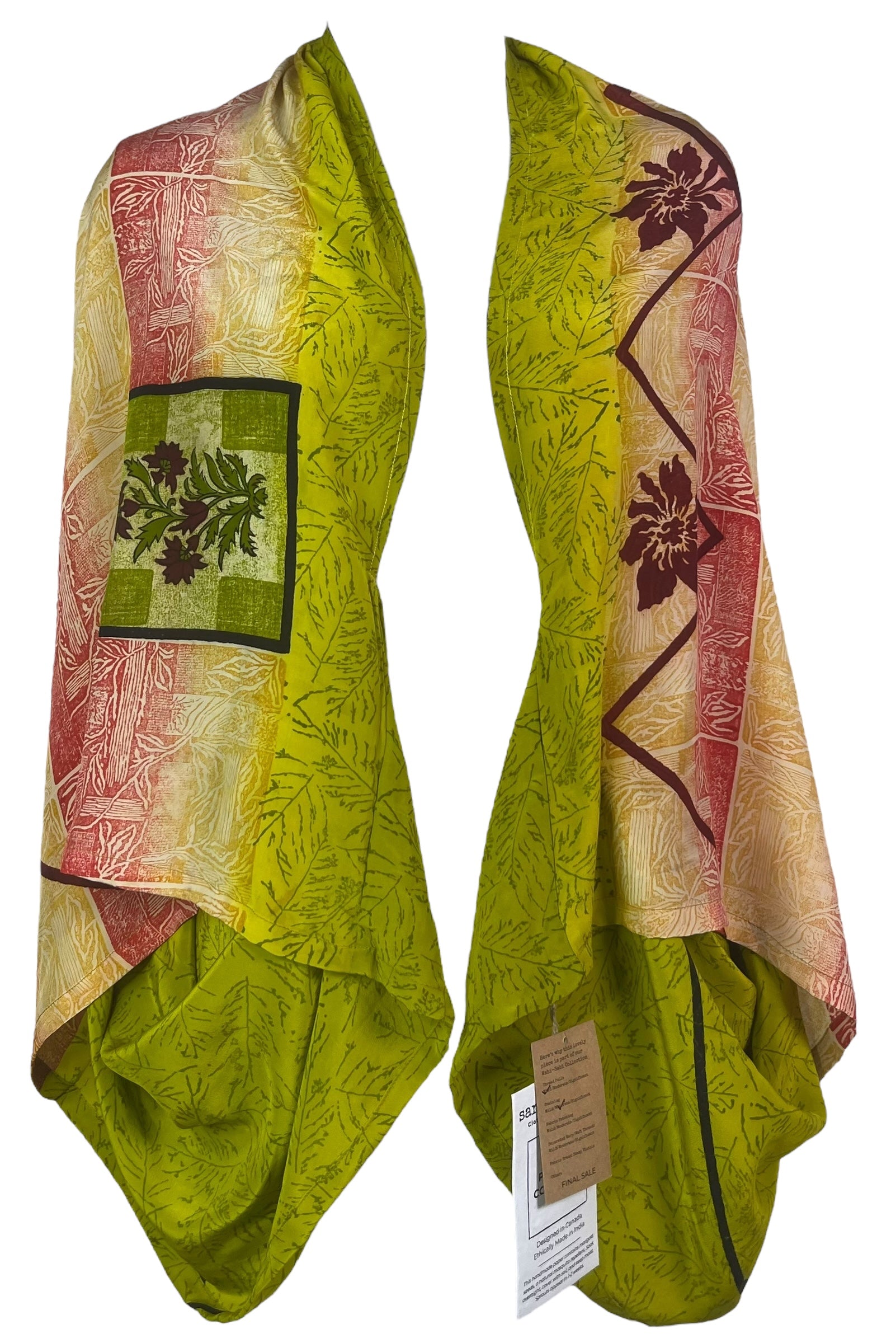 PRC8063 Wabi Sabi Pure Silk Shrug