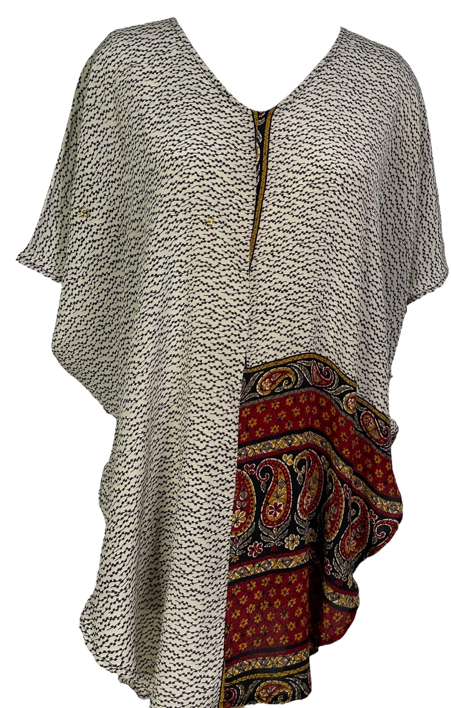 PRC6866 Wabi Sabi Pure Silk Waterfall Top