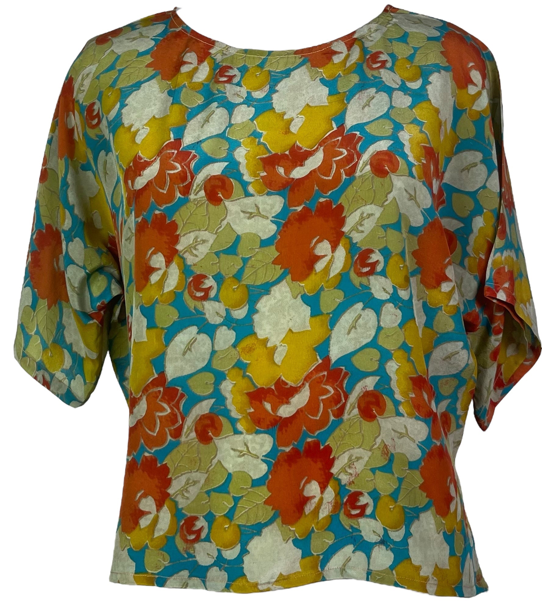 PRC5380 Avatar Pure Silk Side Slit Top