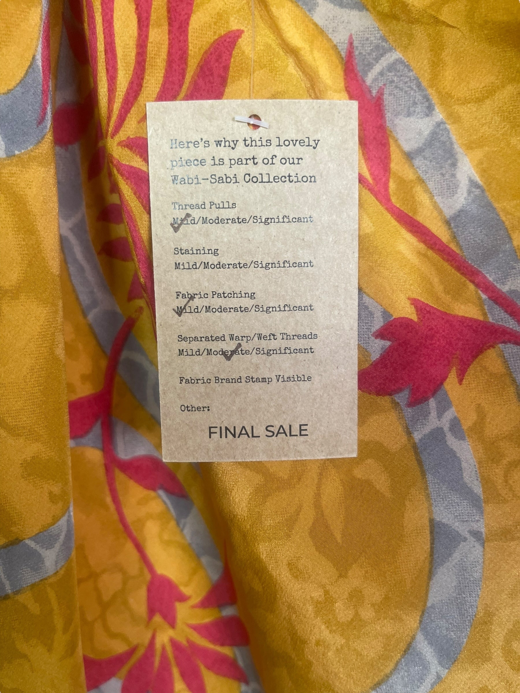 PRC8217 Wabi Sabi Pure Silk Hi Lo Top