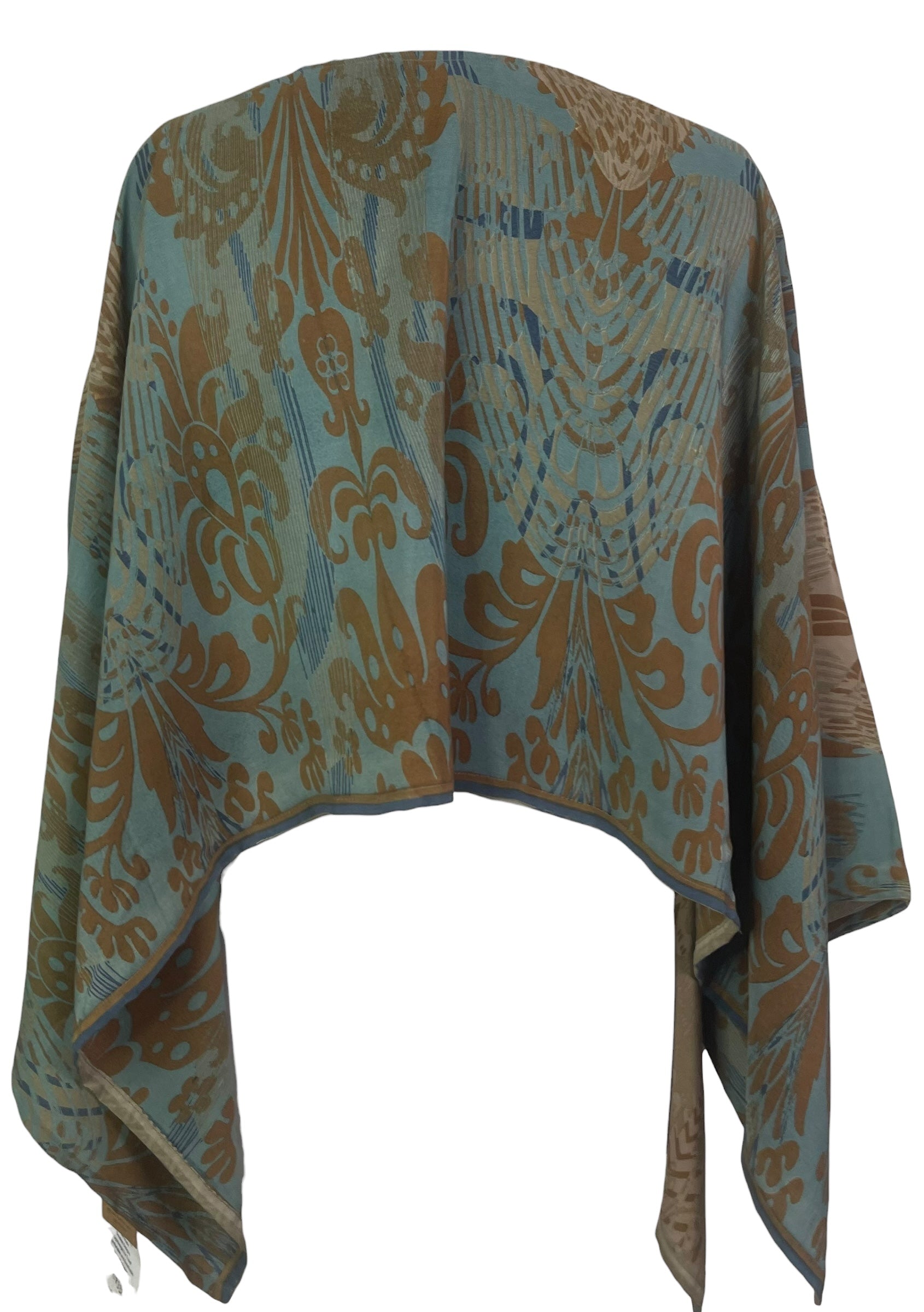 PREVIEW PRC8332 Pure Silk Wabi Sabi Capelet Poncho